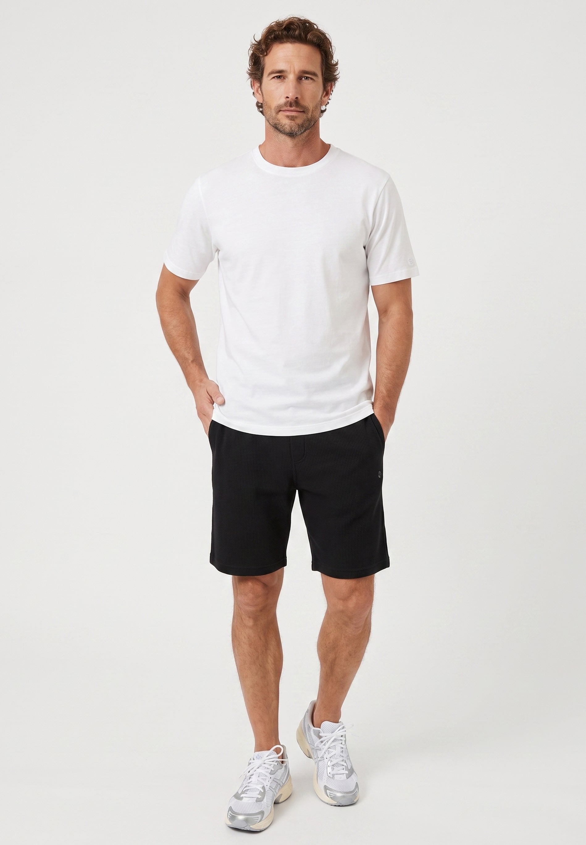 STEVVEN | Waffel-Shorts aus Bio-Baumwolle & recyceltem Polyester