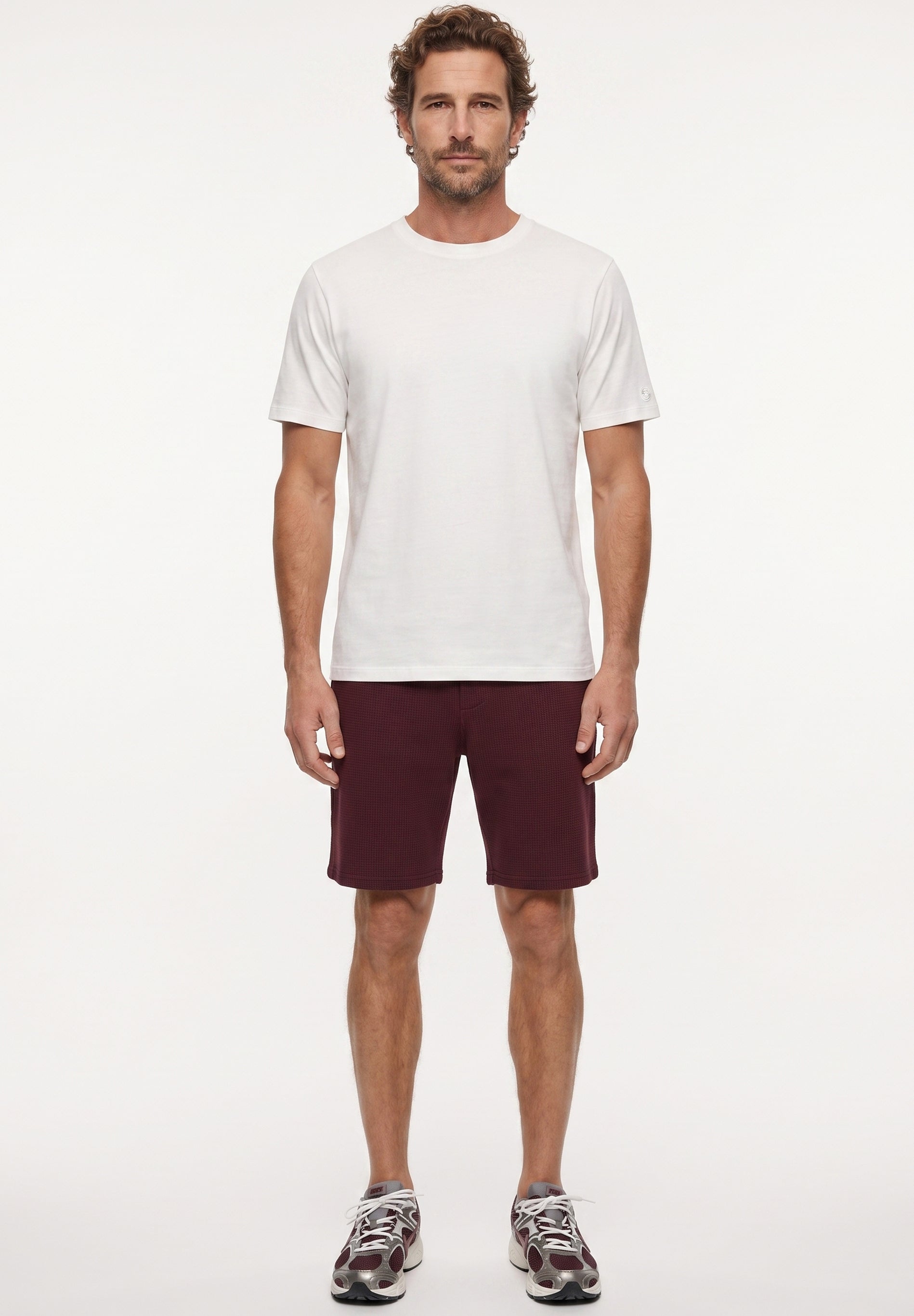 STEVVEN | Waffel-Shorts aus Bio-Baumwolle & recyceltem Polyester