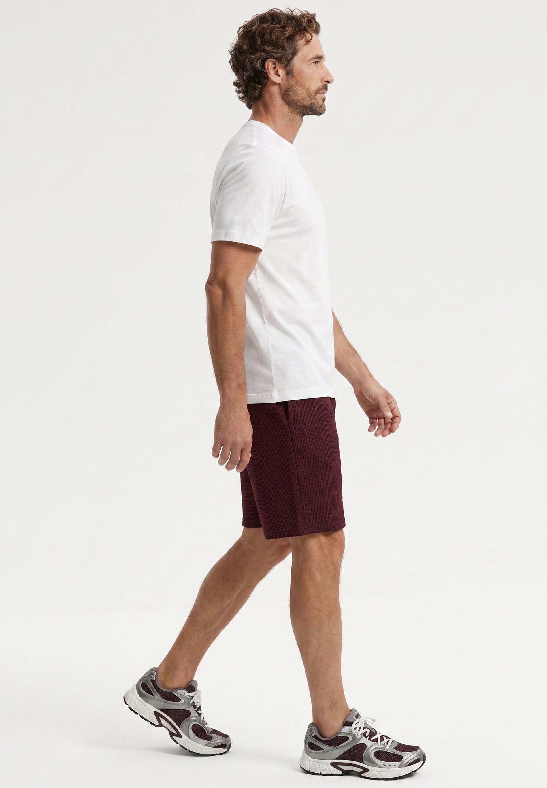 STEVVEN | Waffel-Shorts aus Bio-Baumwolle & recyceltem Polyester
