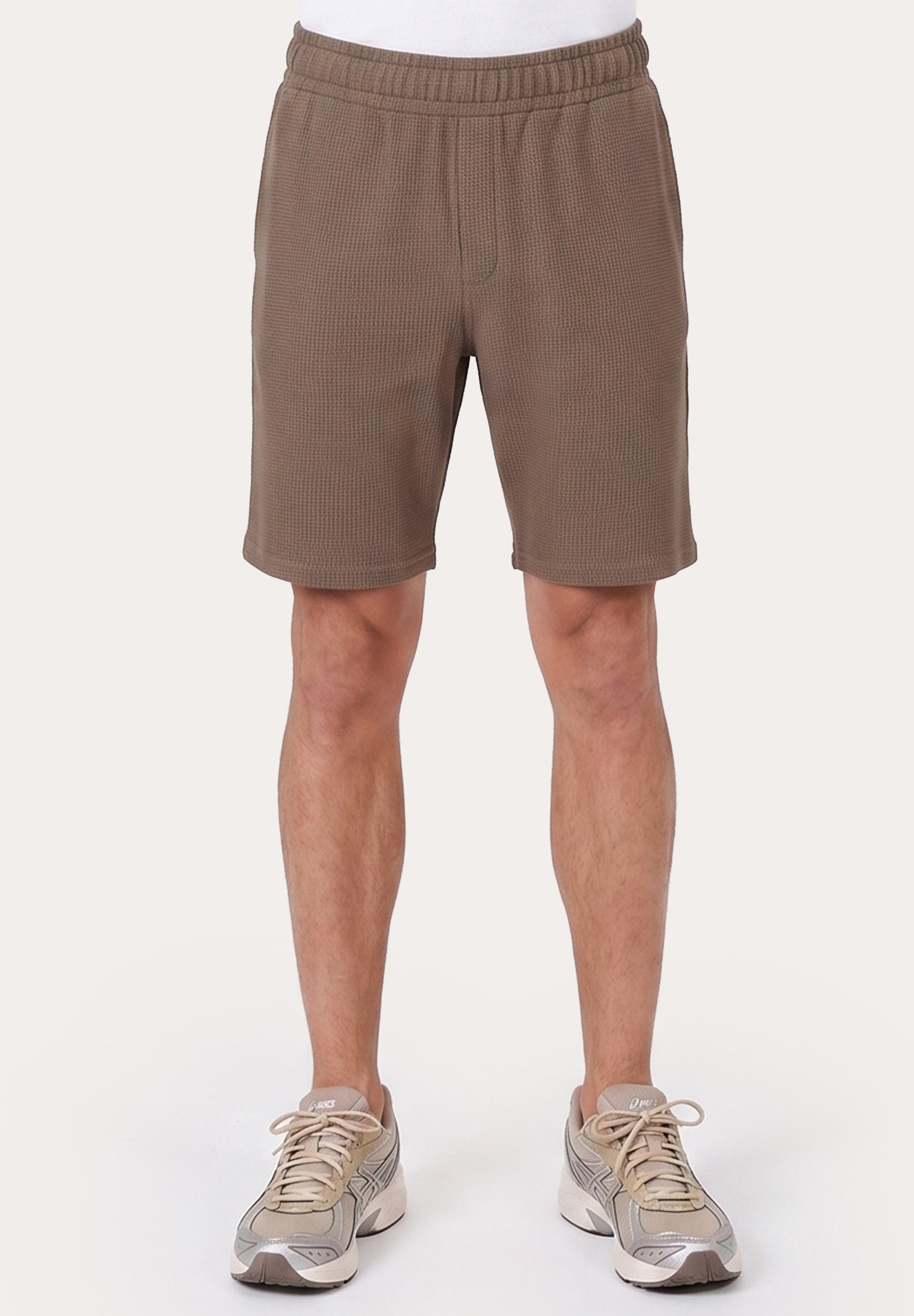 STEVVEN | Waffel-Shorts aus Bio-Baumwolle & recyceltem Polyester