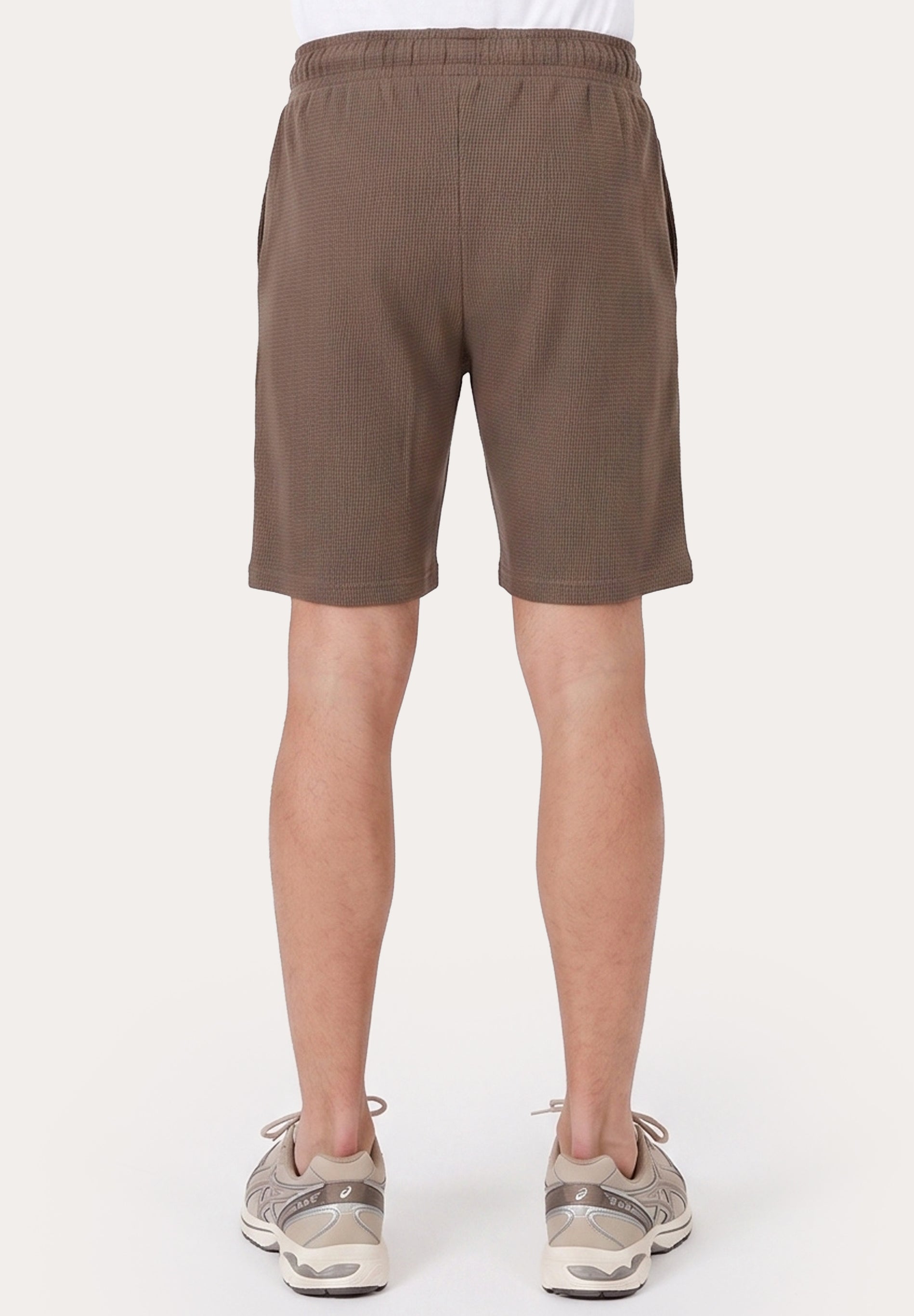 STEVVEN | Waffel-Shorts aus Bio-Baumwolle & recyceltem Polyester