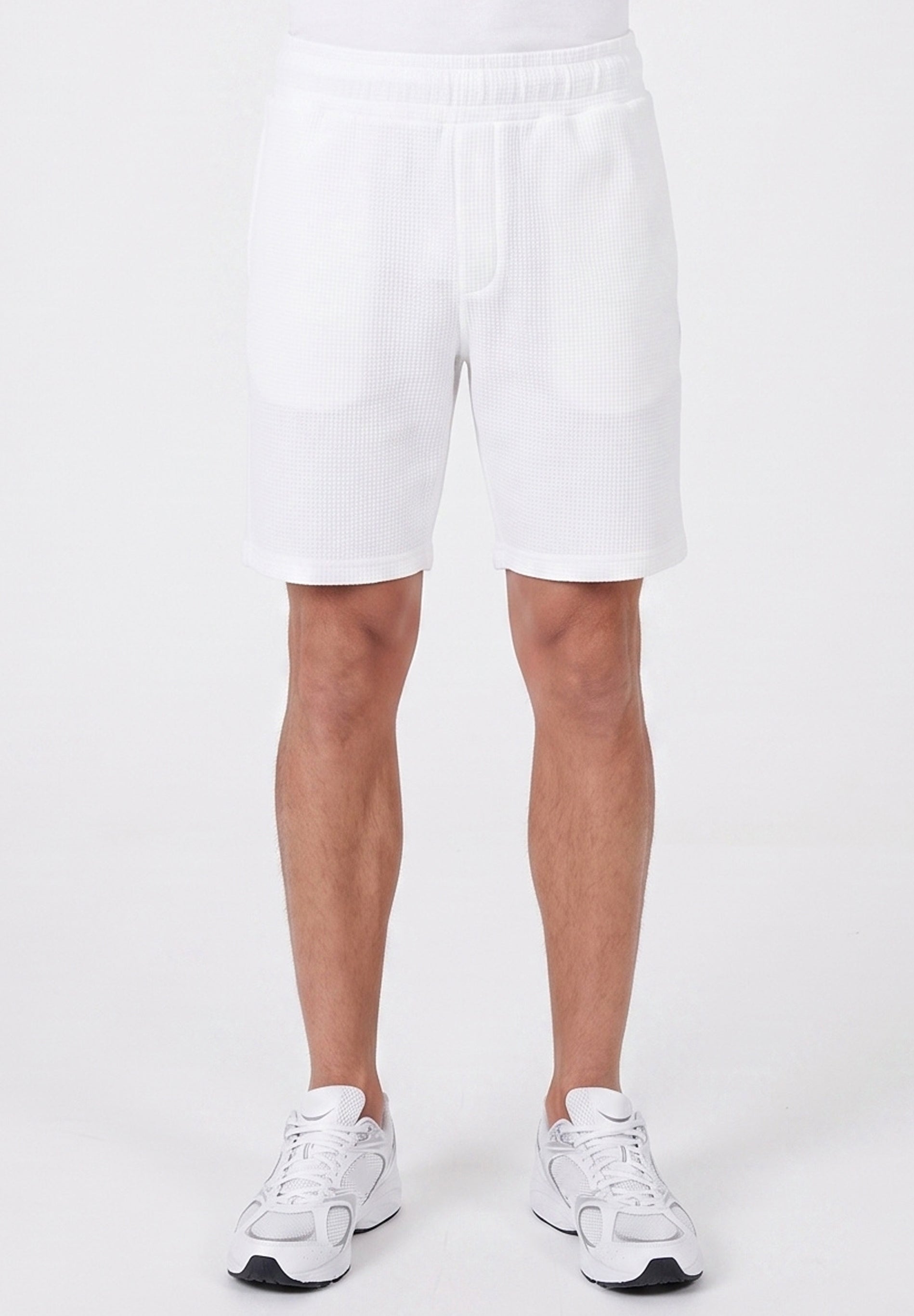 STEVVEN | Waffel-Shorts aus Bio-Baumwolle & recyceltem Polyester