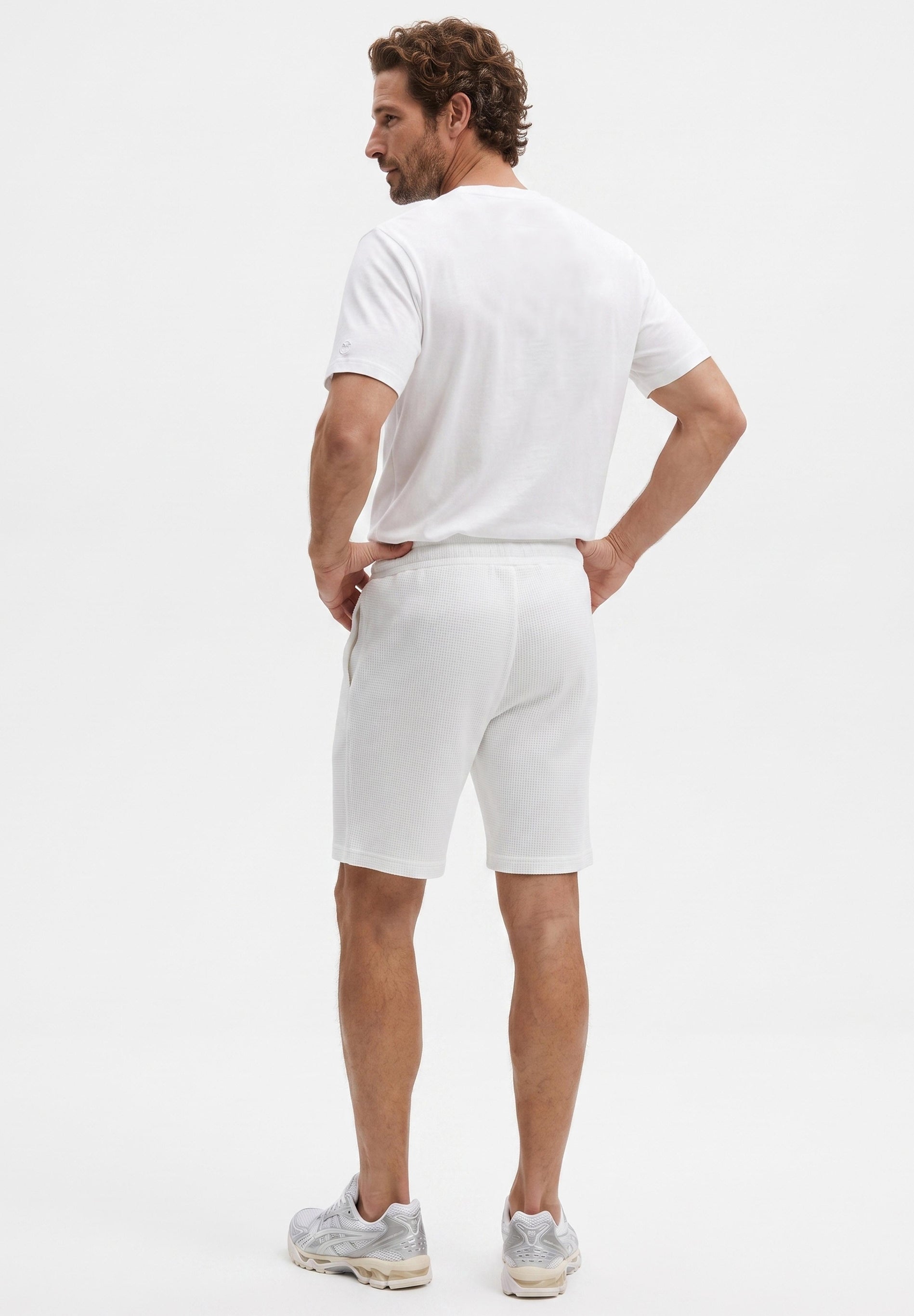 STEVVEN | Waffel-Shorts aus Bio-Baumwolle & recyceltem Polyester
