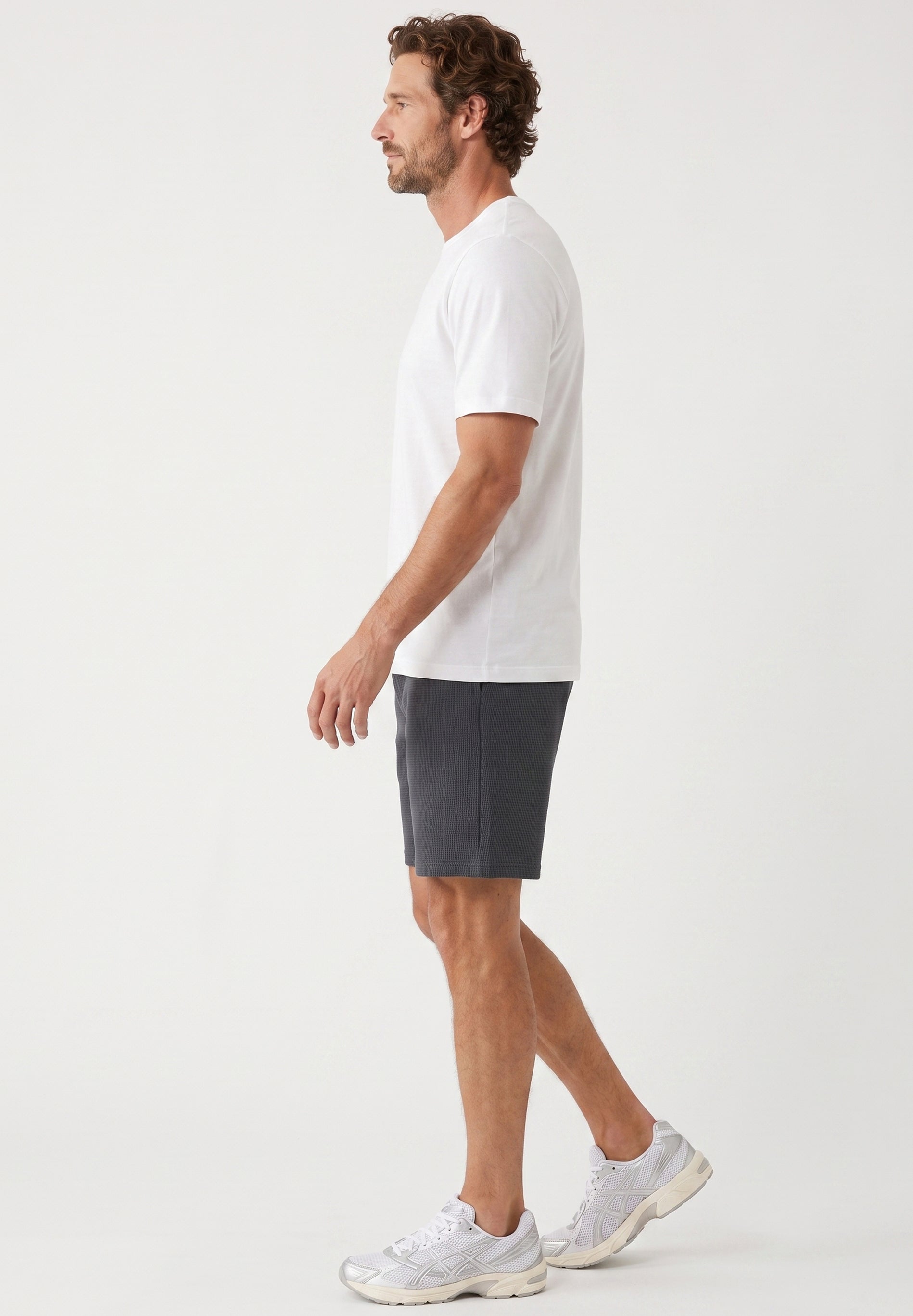 STEVVEN | Waffel-Shorts aus Bio-Baumwolle & recyceltem Polyester