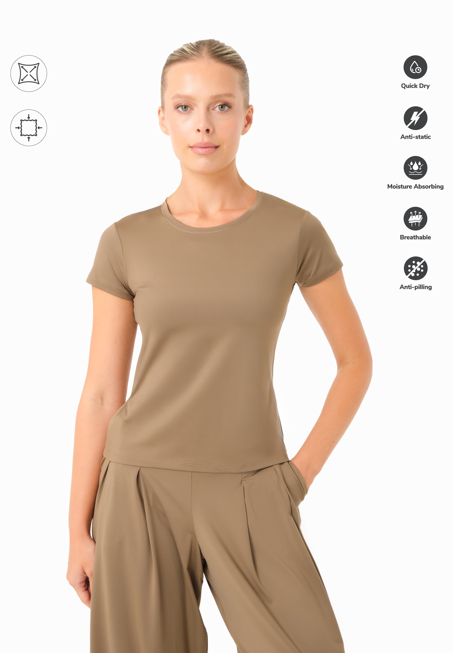 TATTUM | Sportliches T-Shirt aus recyceltem Polyamid