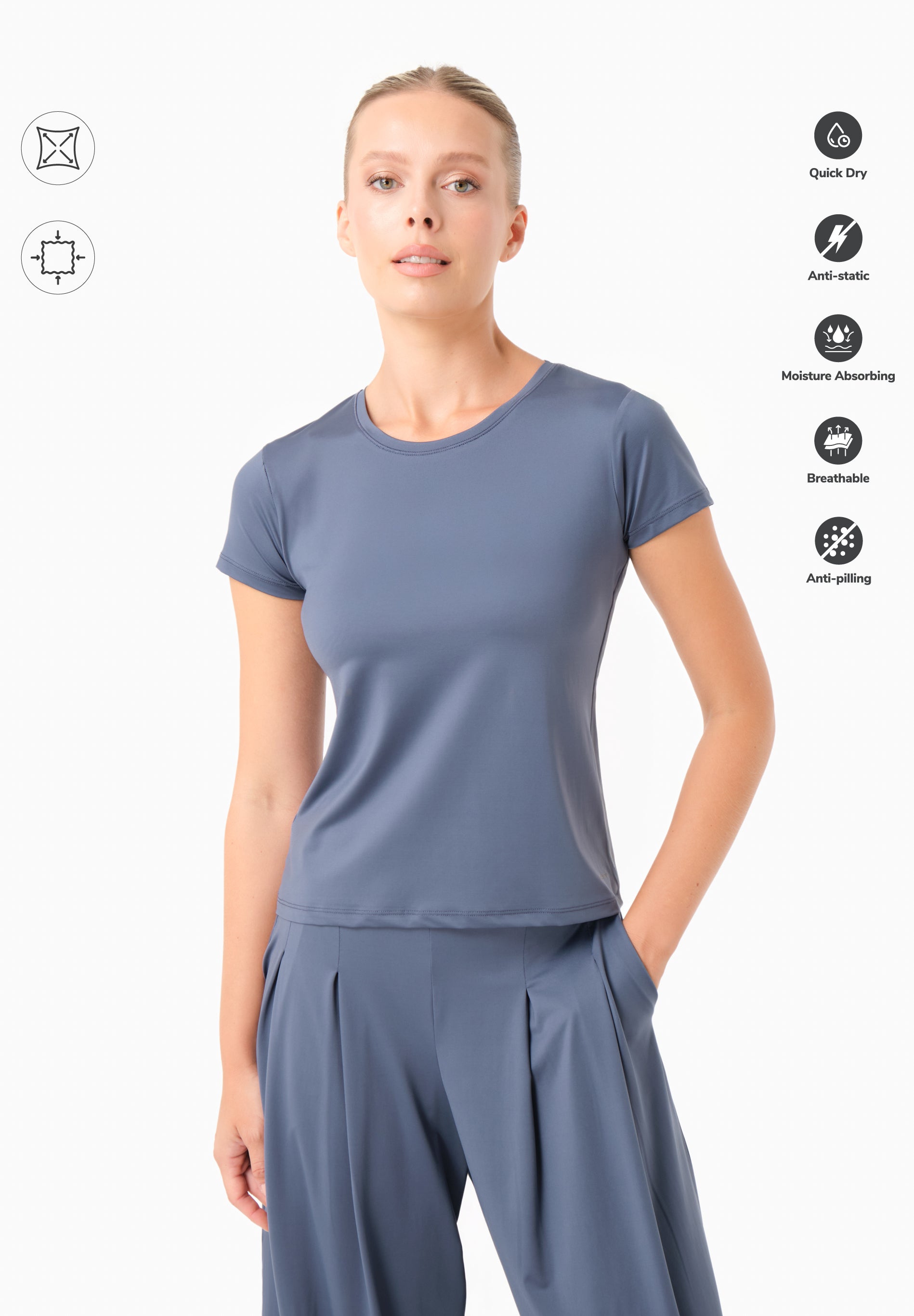 TATTUM | Sportliches T-Shirt aus recyceltem Polyamid