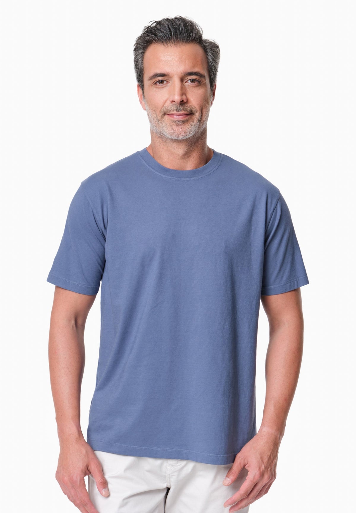 TAYLANN Herren Basic T-Shirt Bio-Baumwolle – Honest Indigo