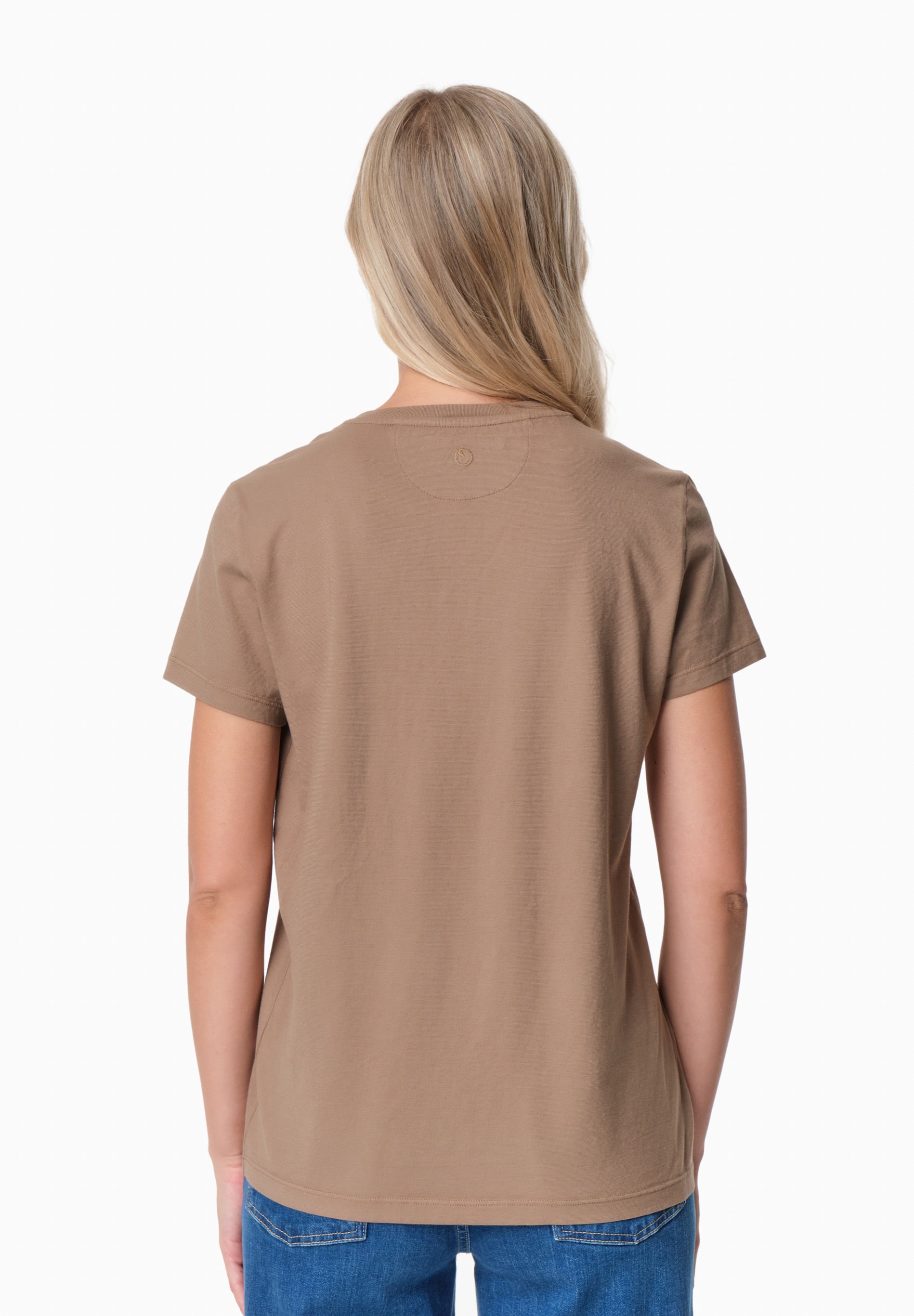 TESSA | Basic T-Shirt aus Bio-Baumwolle mit V-Ausschnitt