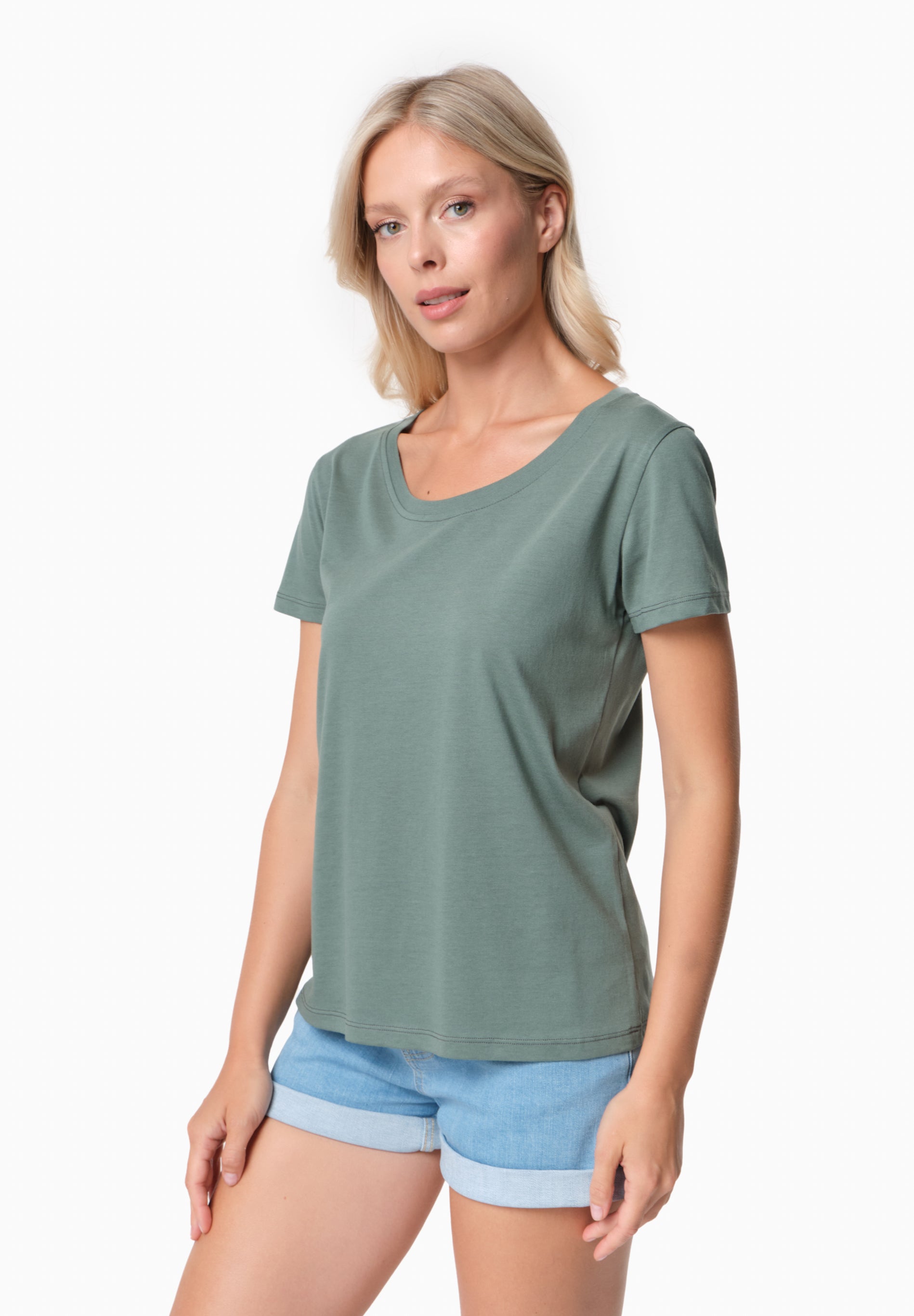 TIJEEN | T-Shirt aus TENCEL™ Modal und Bio-Baumwolle