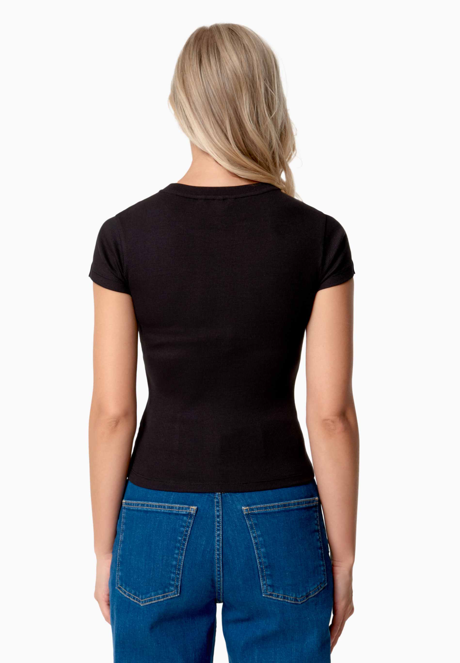 TILLDA | Rib T-Shirt aus TENCEL™ Modal und Bio-Baumwolle