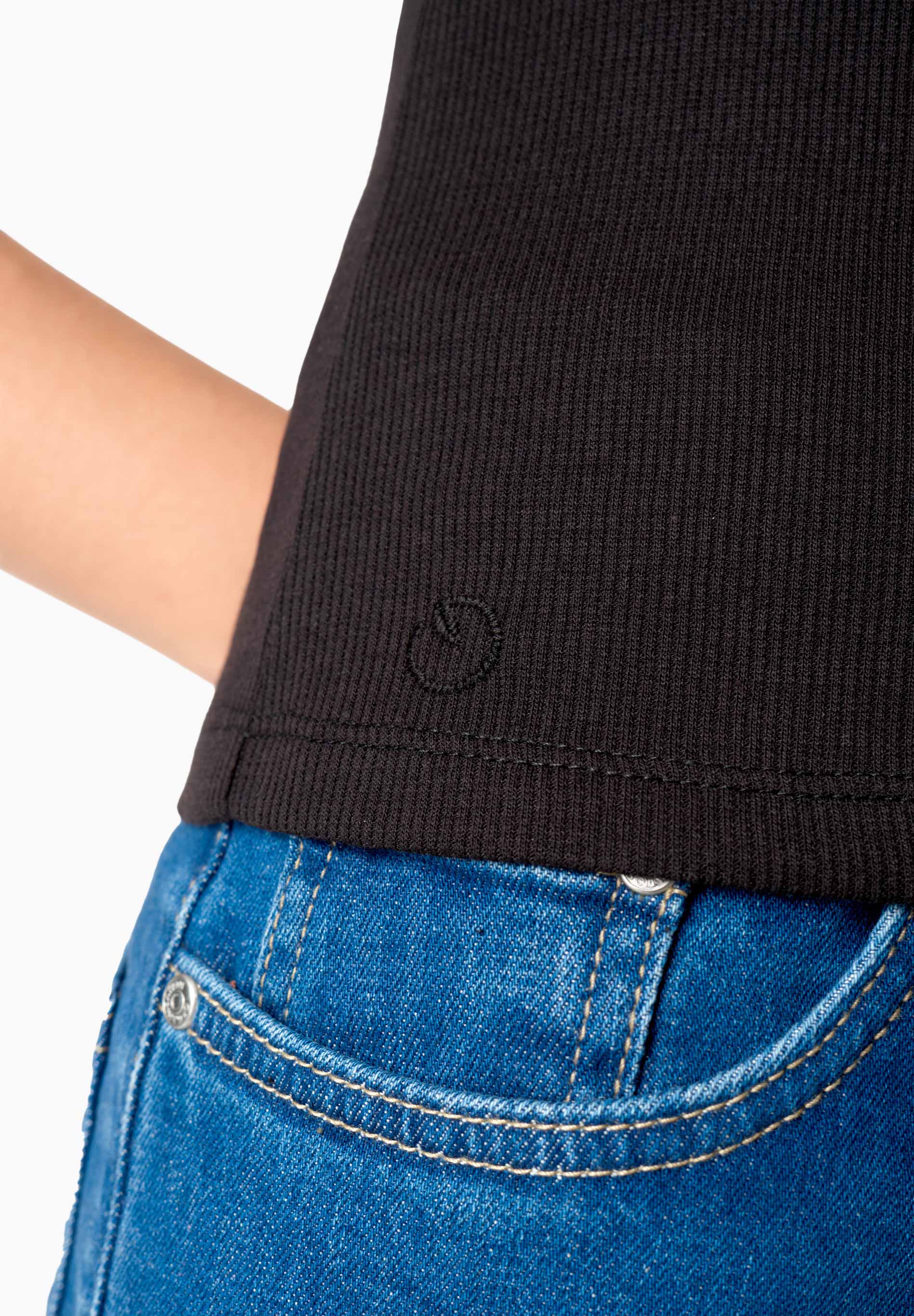 TILLDA | Rib T-Shirt aus TENCEL™ Modal und Bio-Baumwolle