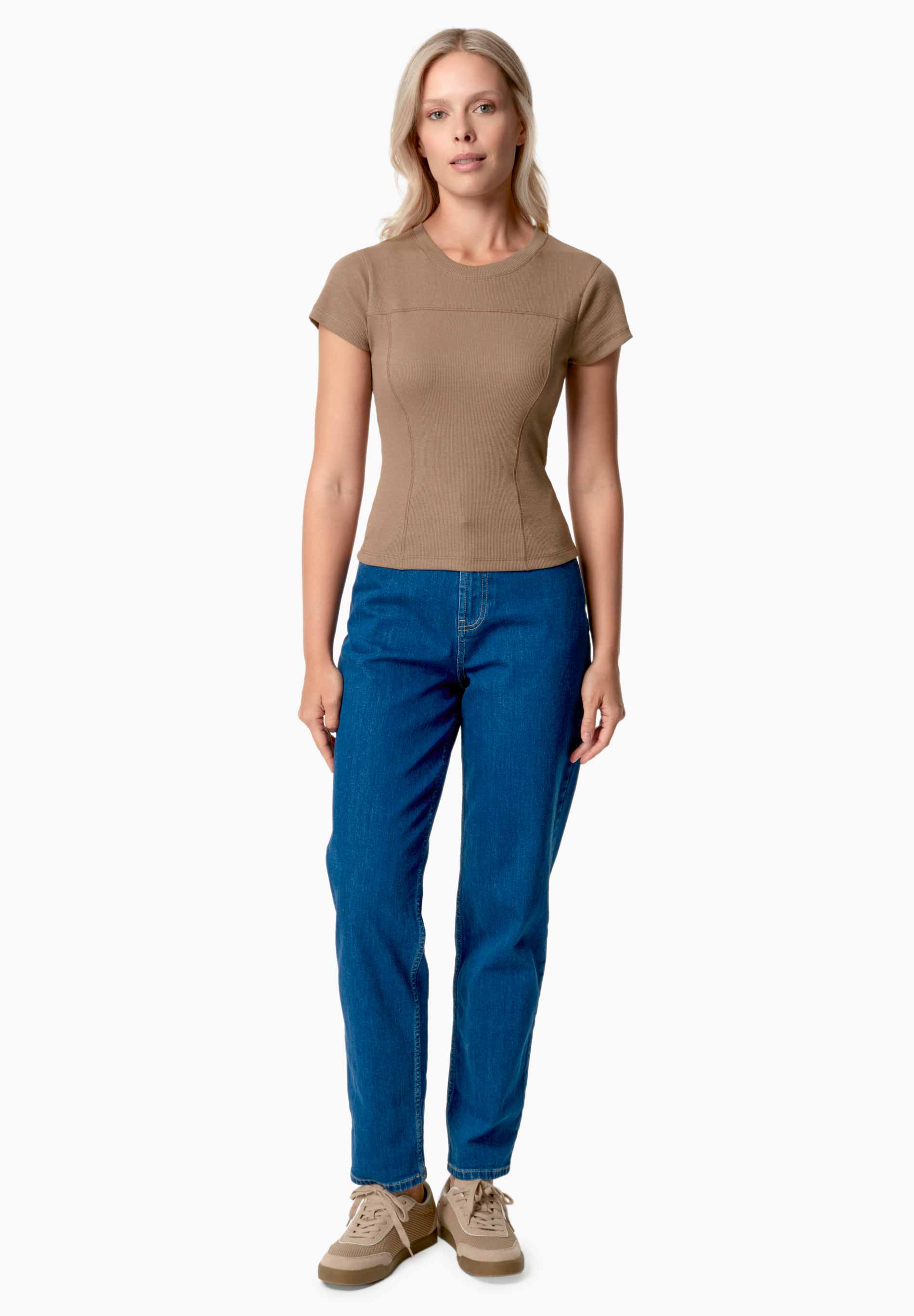 TILLDA | Rib T-Shirt aus TENCEL™ Modal und Bio-Baumwolle