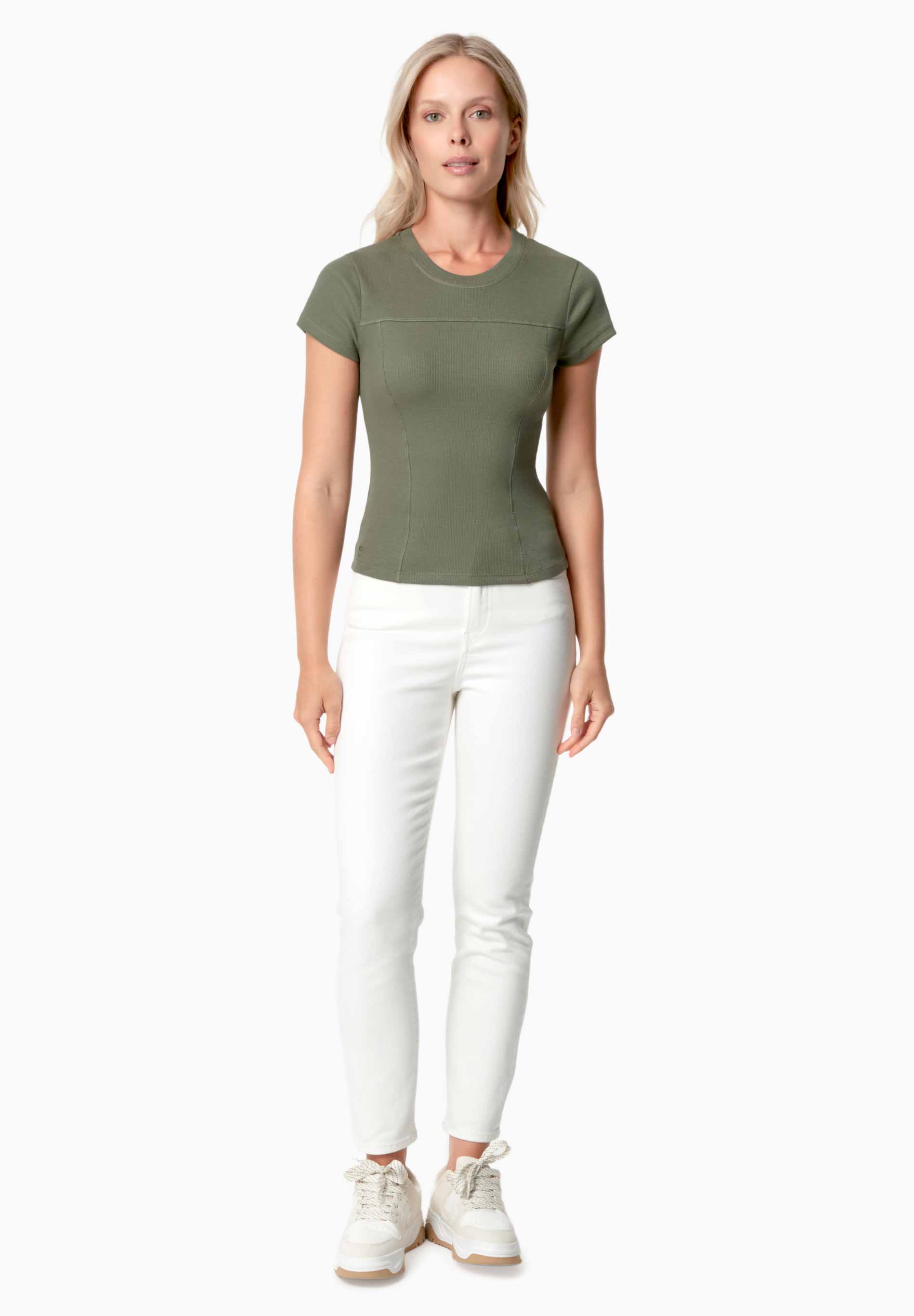 TILLDA | Rib T-Shirt aus TENCEL™ Modal und Bio-Baumwolle