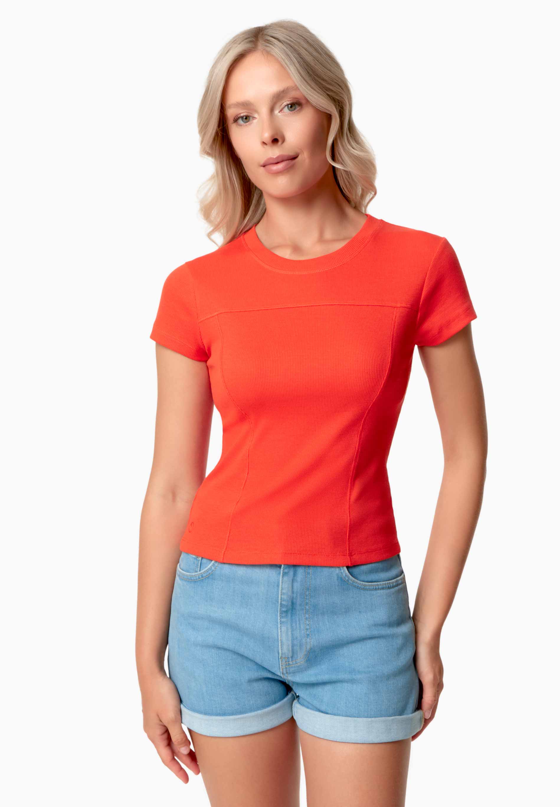 TILLDA | Rib T-Shirt aus TENCEL™ Modal und Bio-Baumwolle