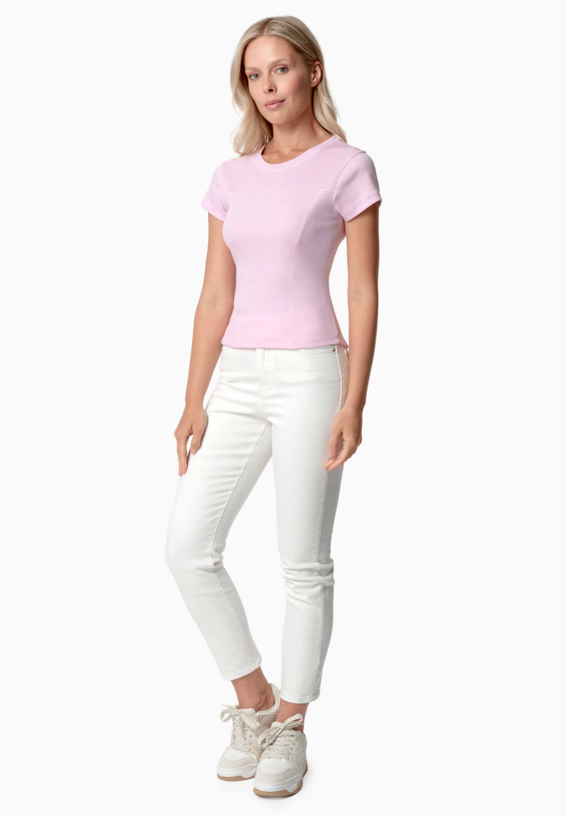 TILLDA | Rib T-Shirt aus TENCEL™ Modal und Bio-Baumwolle