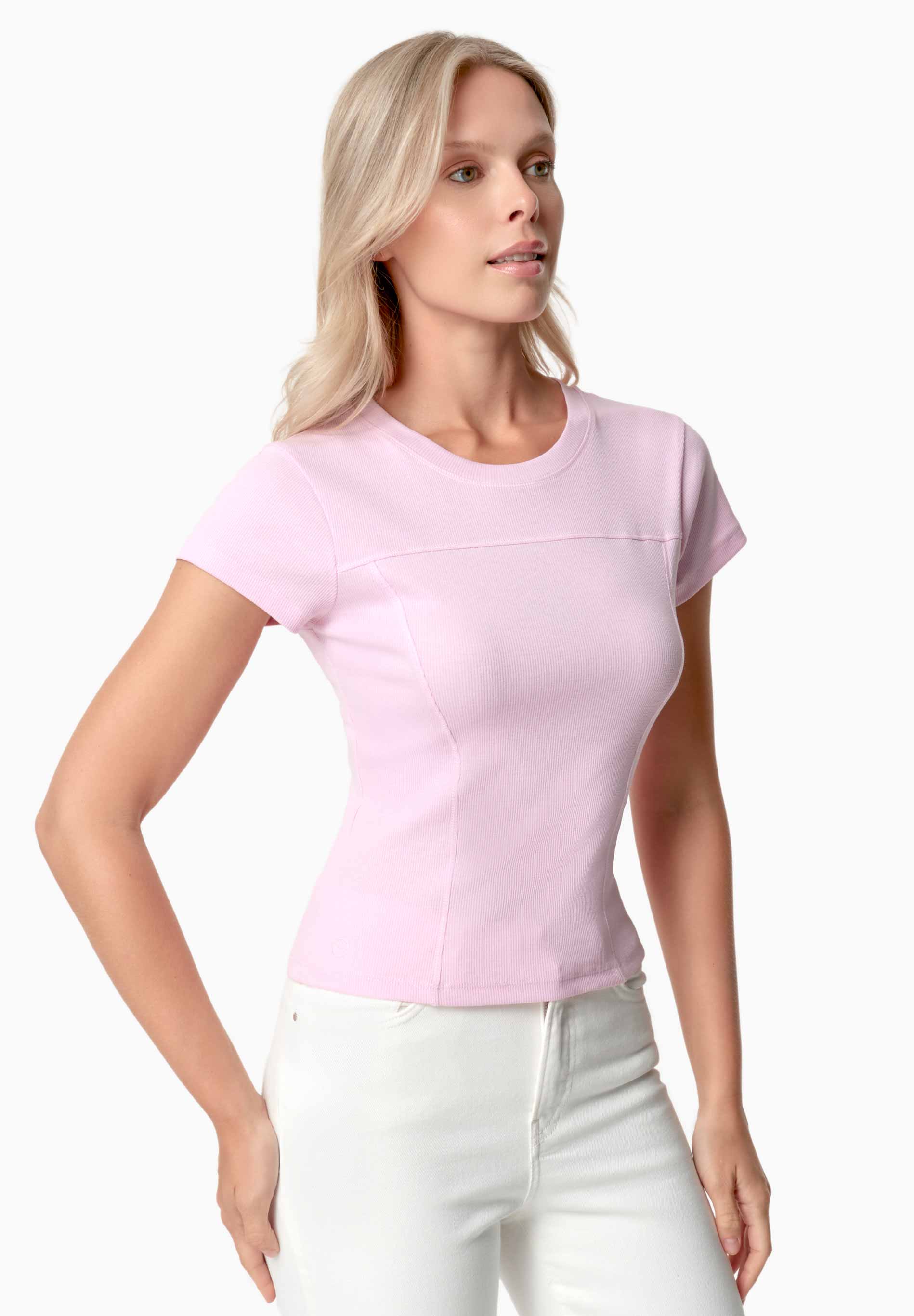 TILLDA | Rib T-Shirt aus TENCEL™ Modal und Bio-Baumwolle