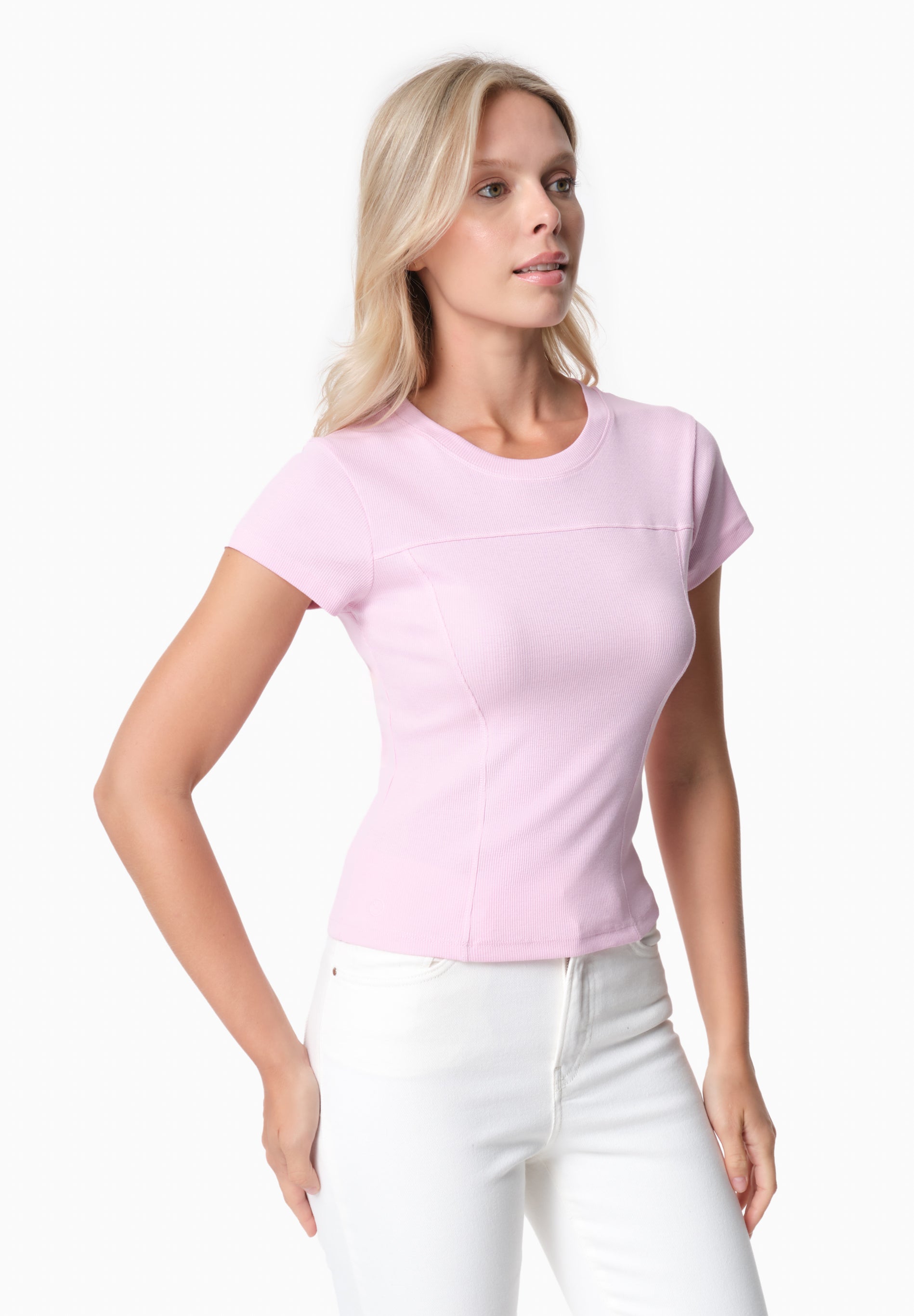 TILLDA | Rib T-Shirt aus TENCEL™ Modal und Bio-Baumwolle