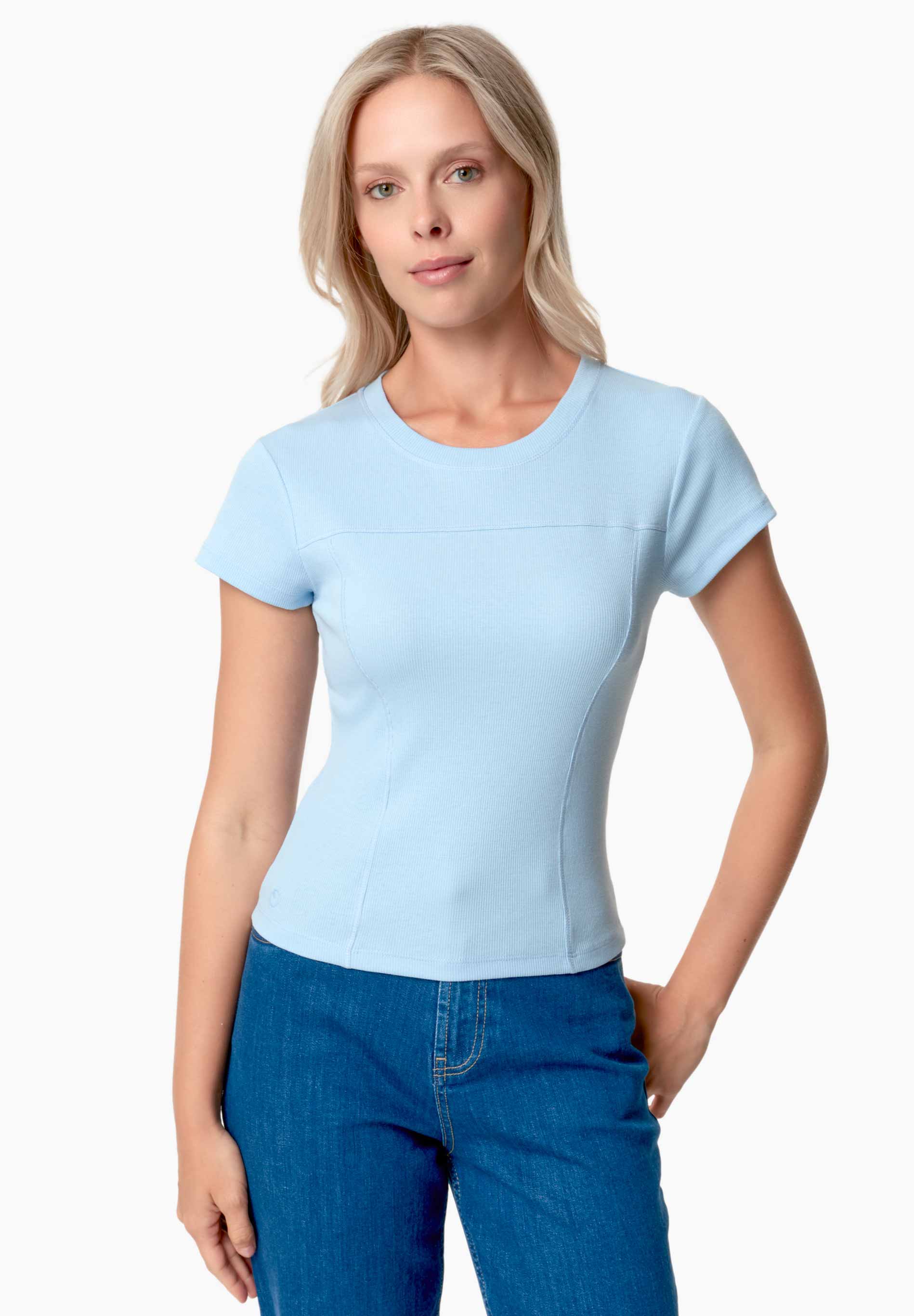 TILLDA | Rib T-Shirt aus TENCEL™ Modal und Bio-Baumwolle
