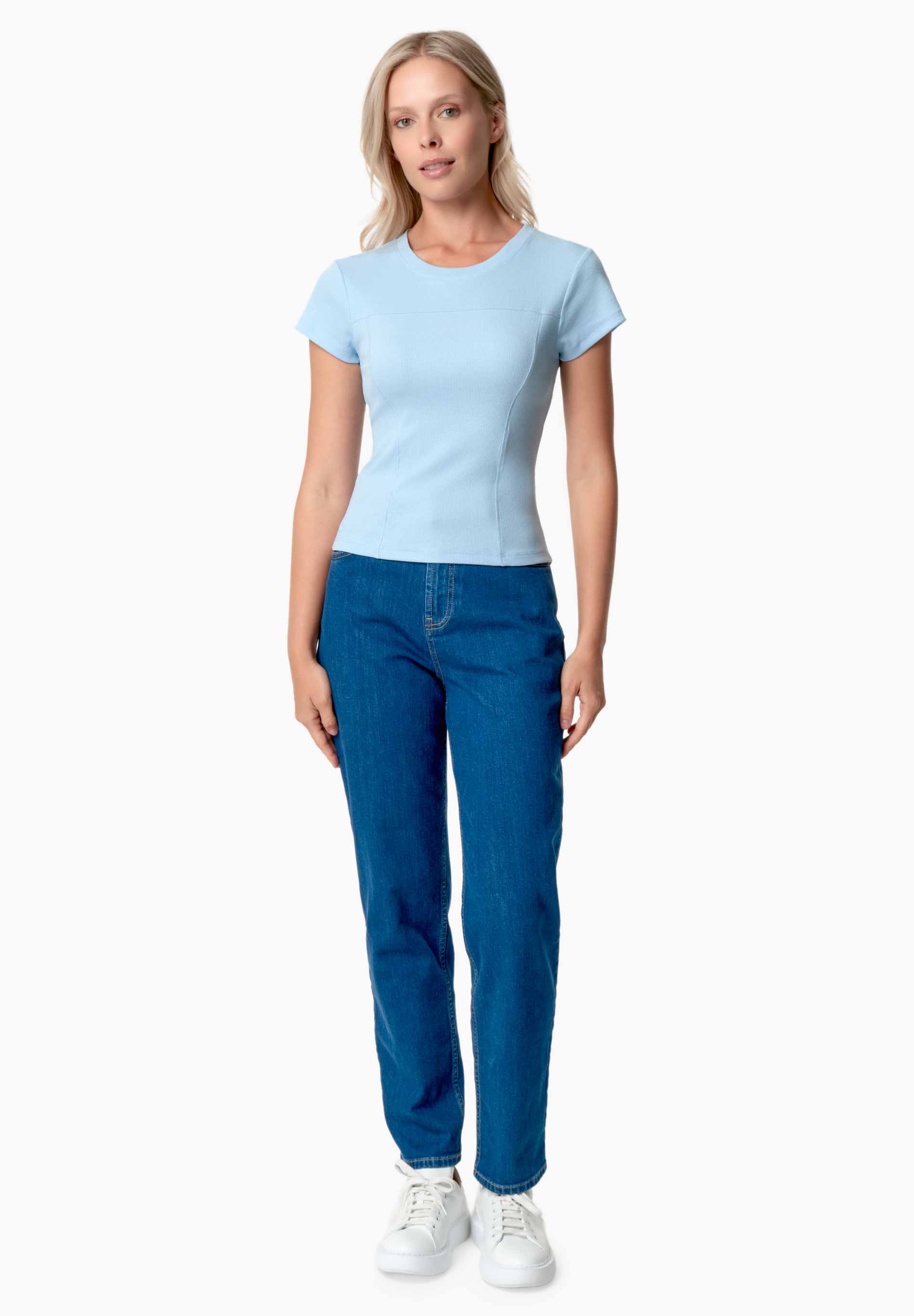 TILLDA | Rib T-Shirt aus TENCEL™ Modal und Bio-Baumwolle