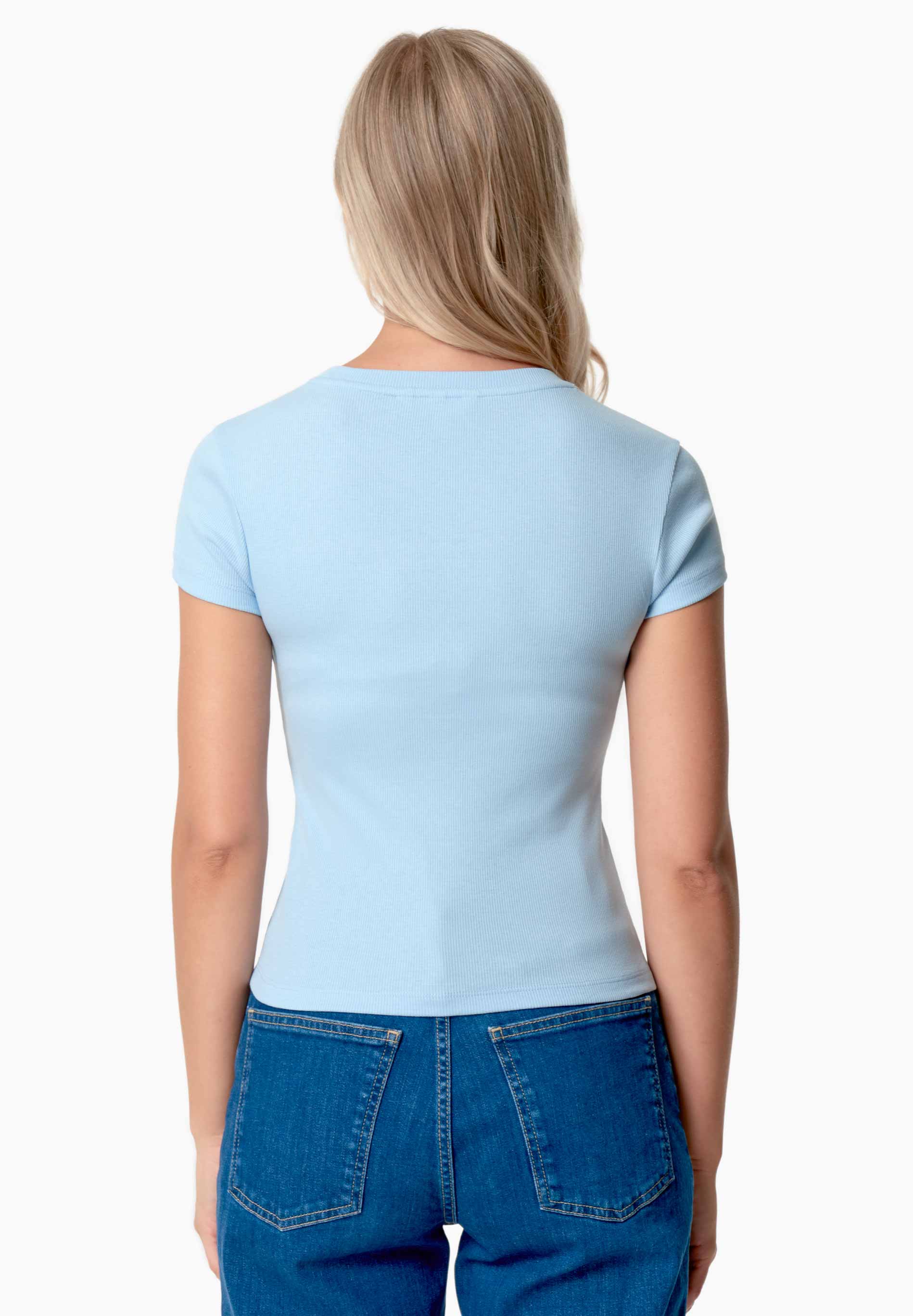 TILLDA | Rib T-Shirt aus TENCEL™ Modal und Bio-Baumwolle