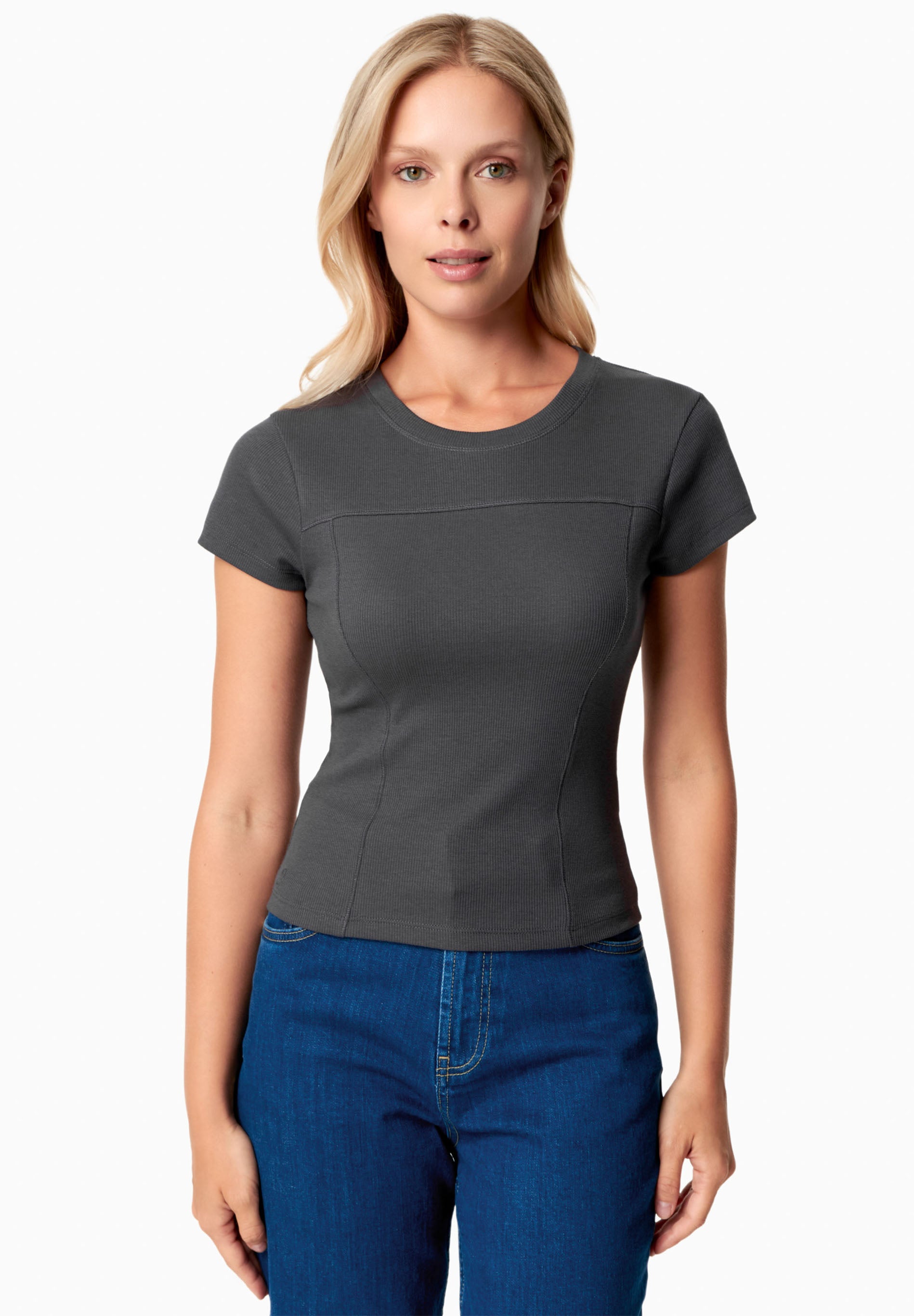 TILLDA | Rib T-Shirt aus TENCEL™ Modal und Bio-Baumwolle