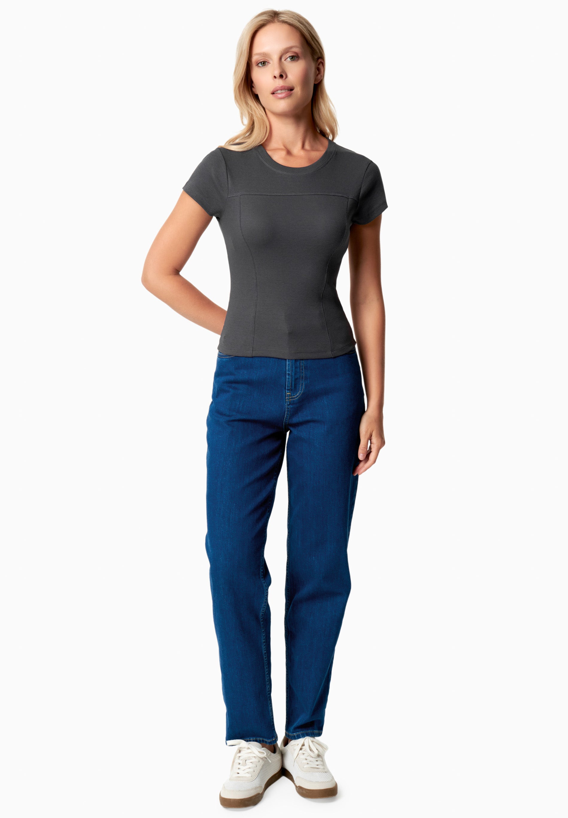TILLDA | Rib T-Shirt aus TENCEL™ Modal und Bio-Baumwolle