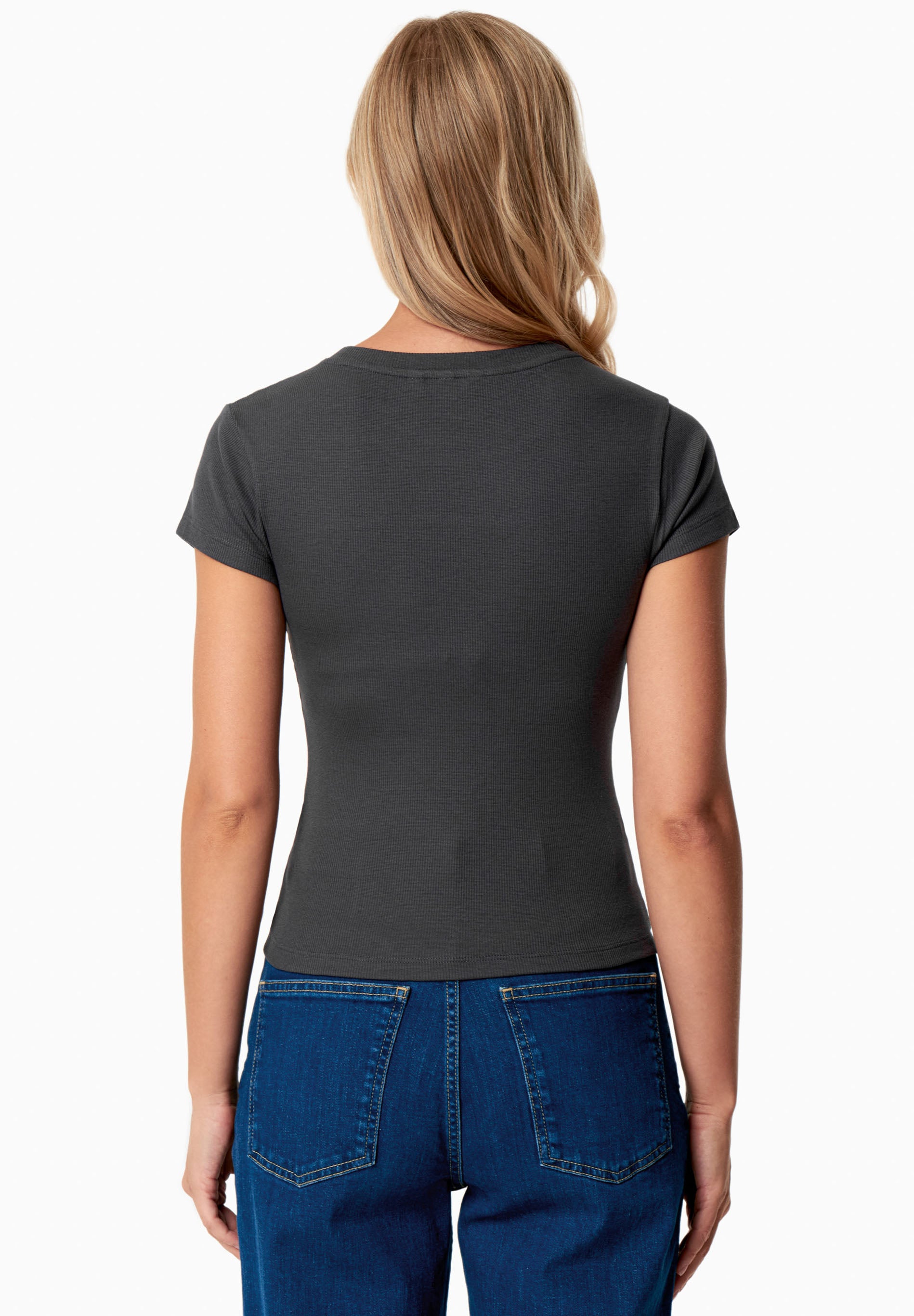TILLDA | Rib T-Shirt aus TENCEL™ Modal und Bio-Baumwolle