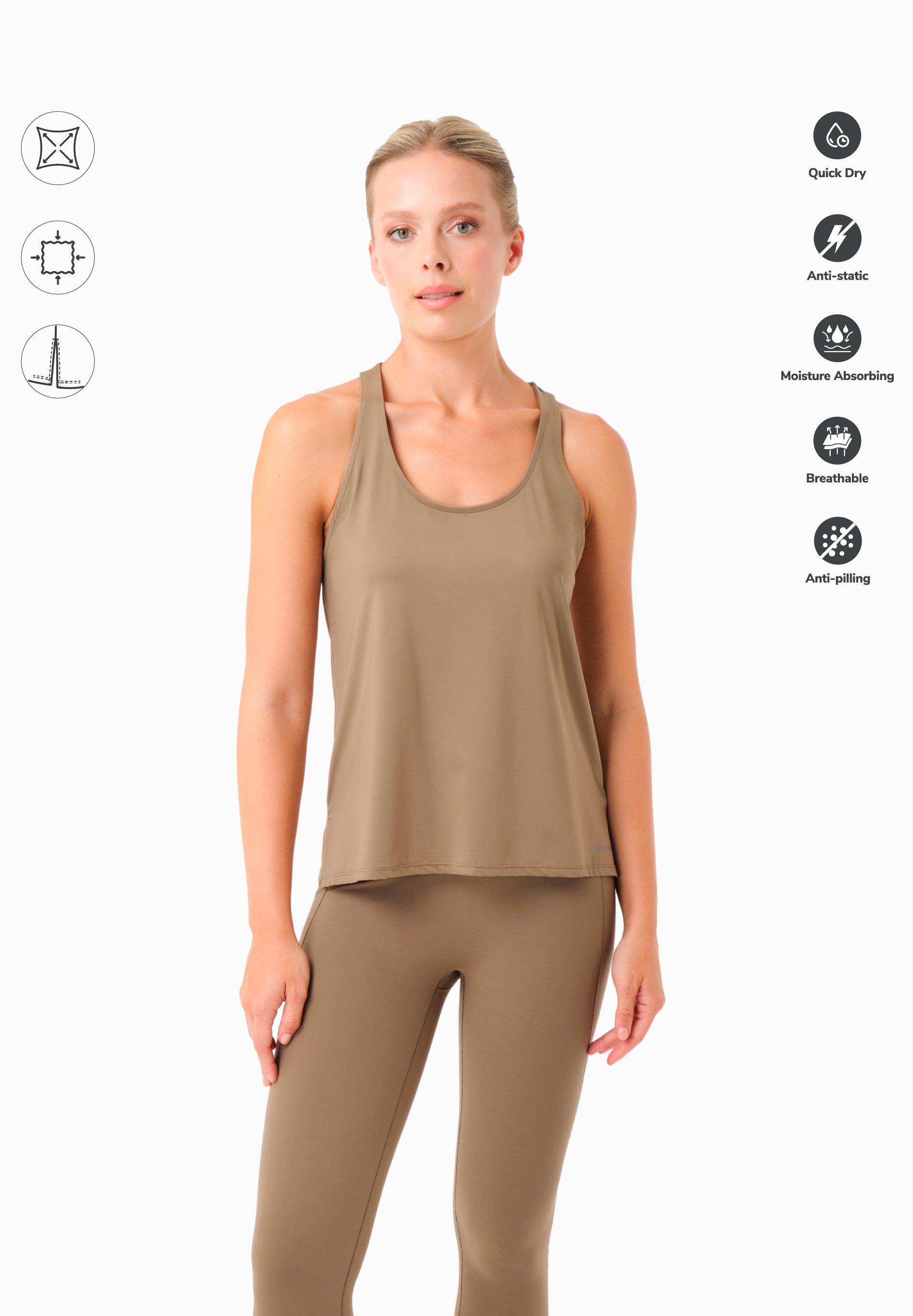 TINNA | Sportliches Tanktop aus recyceltem Polyamid