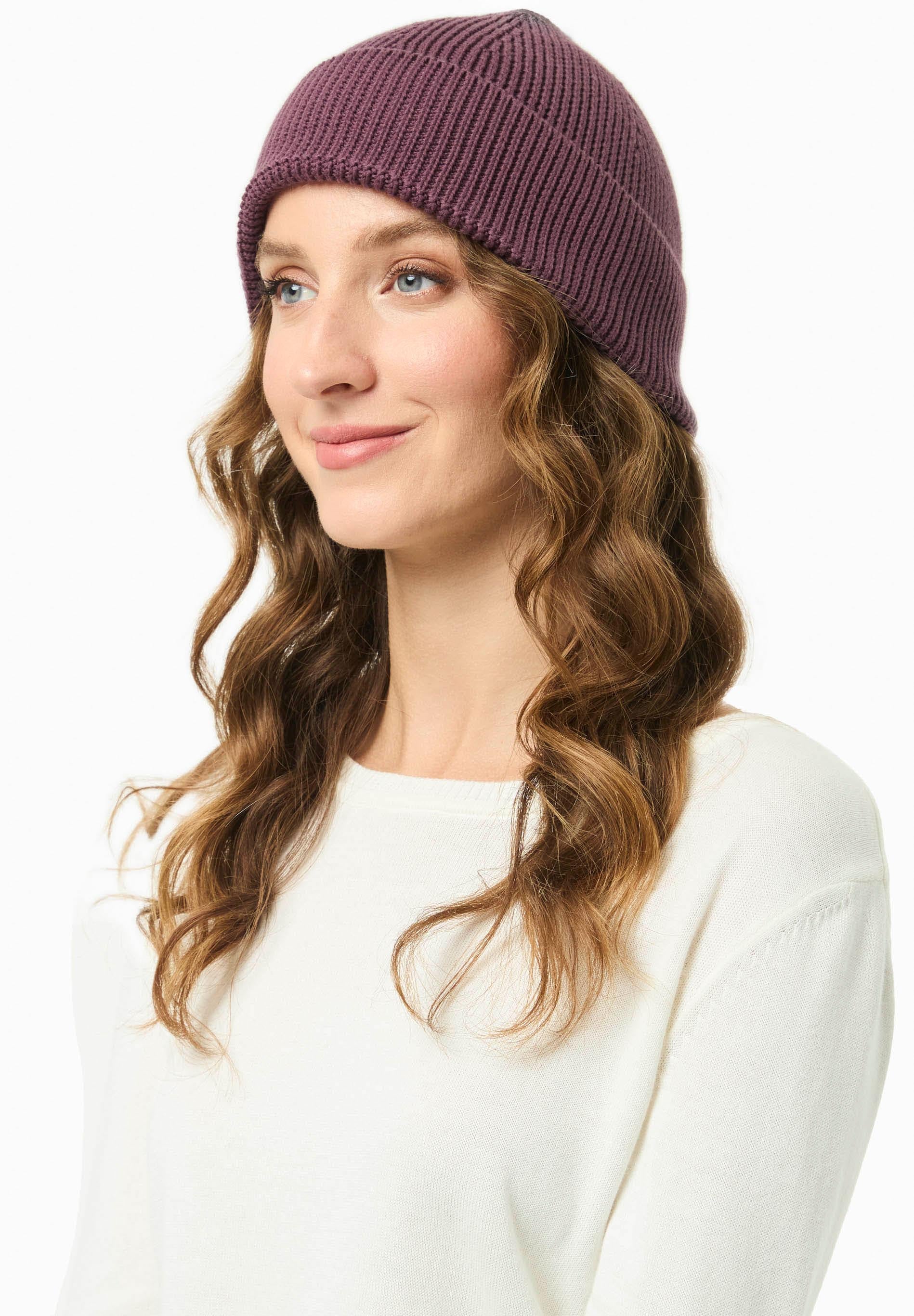 Unisex Strick-Beanie aus Bio-Baumwolle