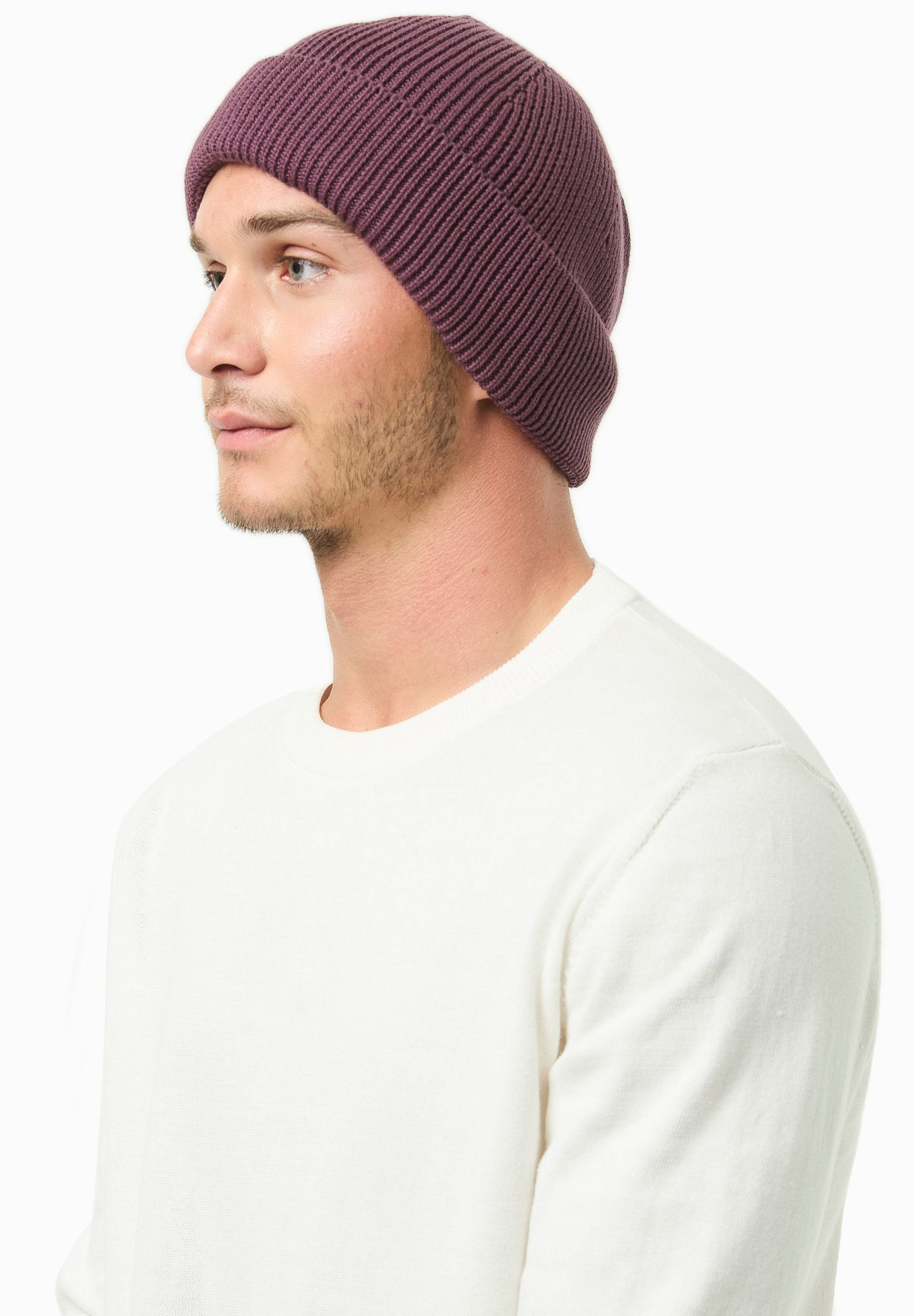 Unisex Strick-Beanie aus Bio-Baumwolle