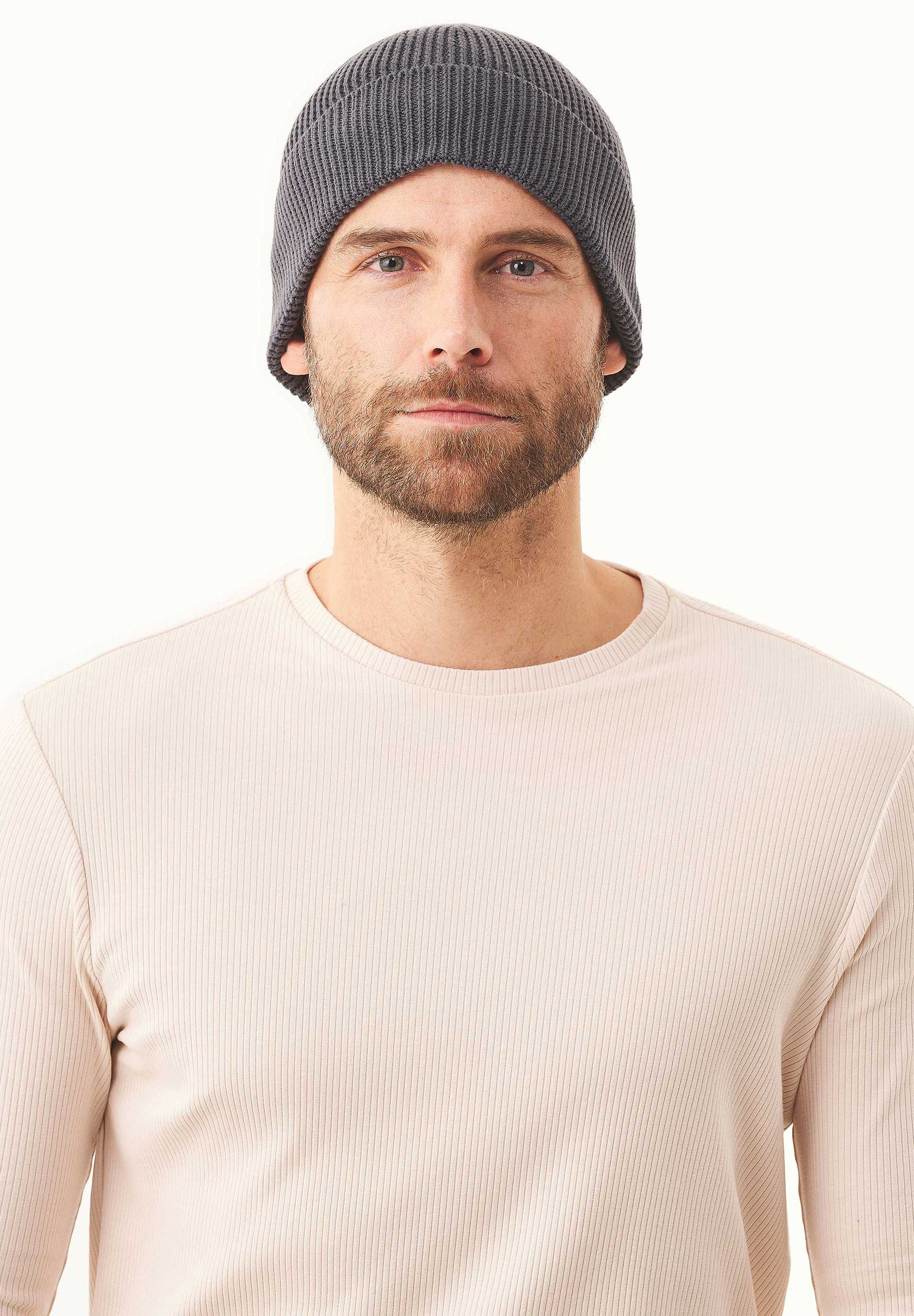 Unisex Strick-Beanie aus Bio-Baumwolle