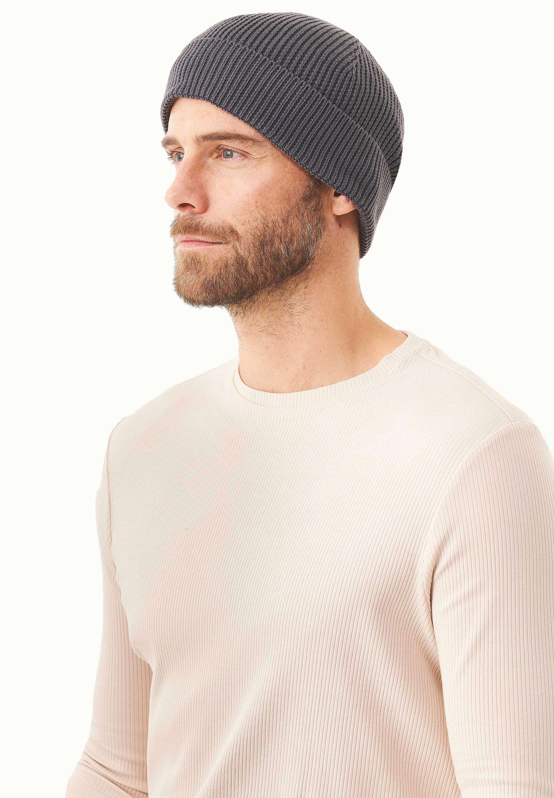 Unisex Strick-Beanie aus Bio-Baumwolle