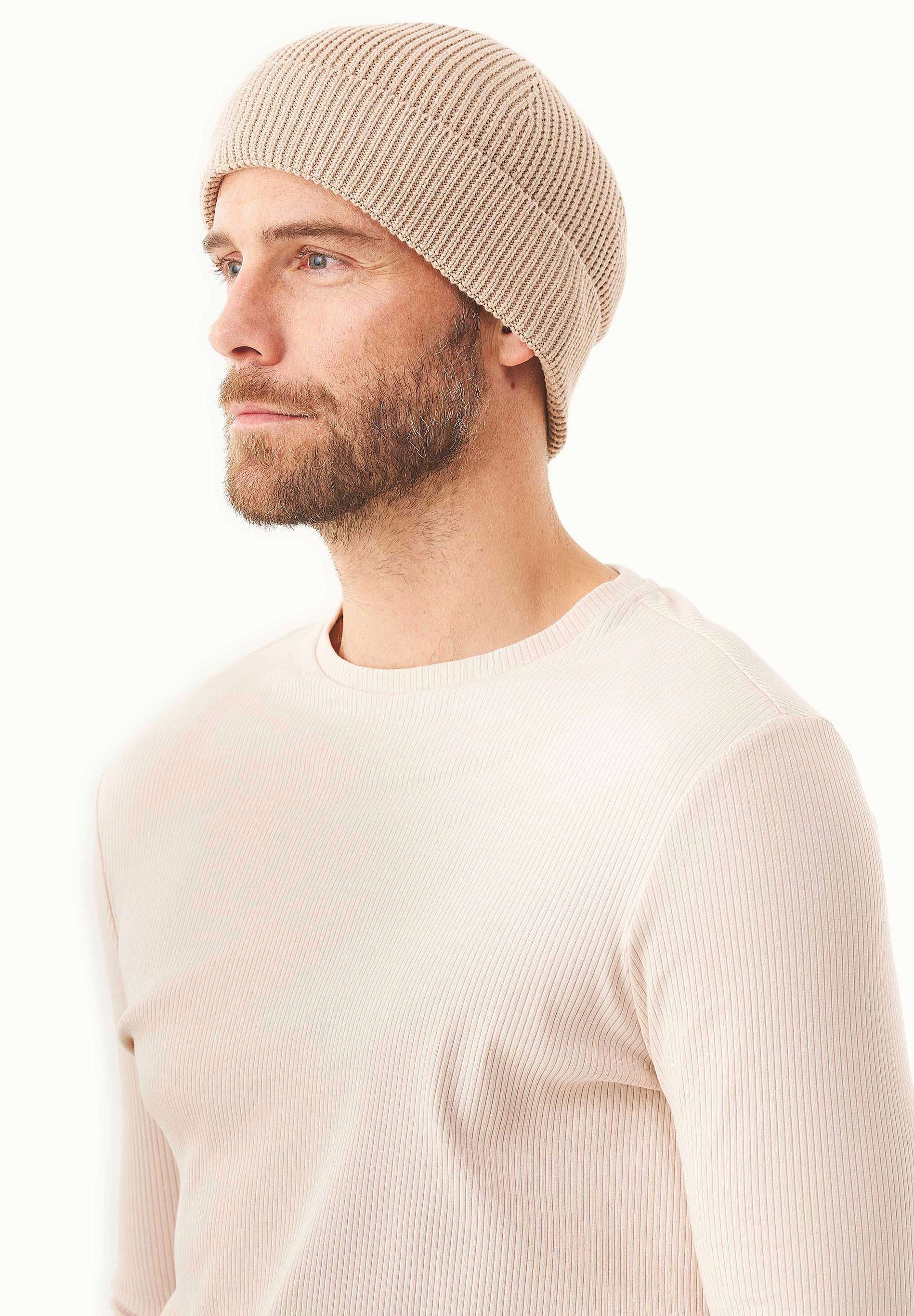 Unisex Strick-Beanie aus Bio-Baumwolle