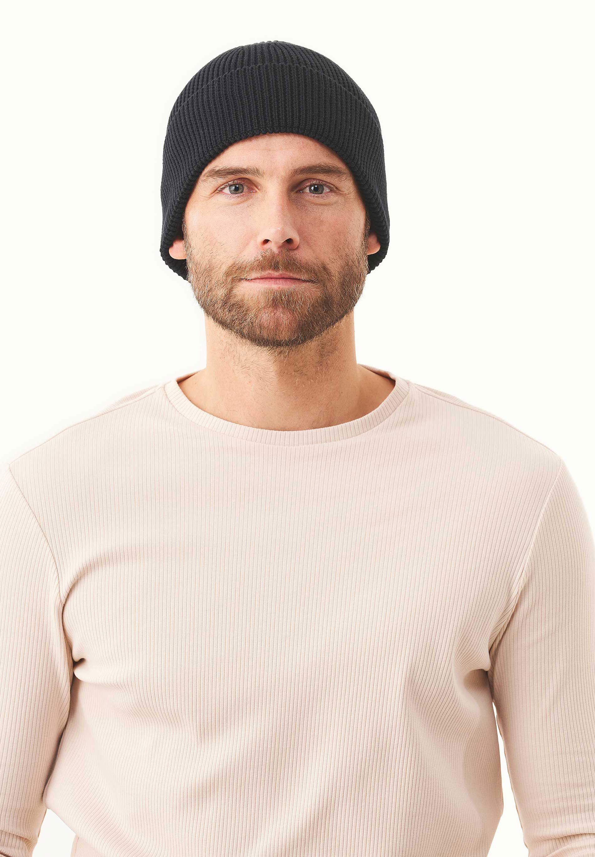 Unisex Strick-Beanie aus Bio-Baumwolle