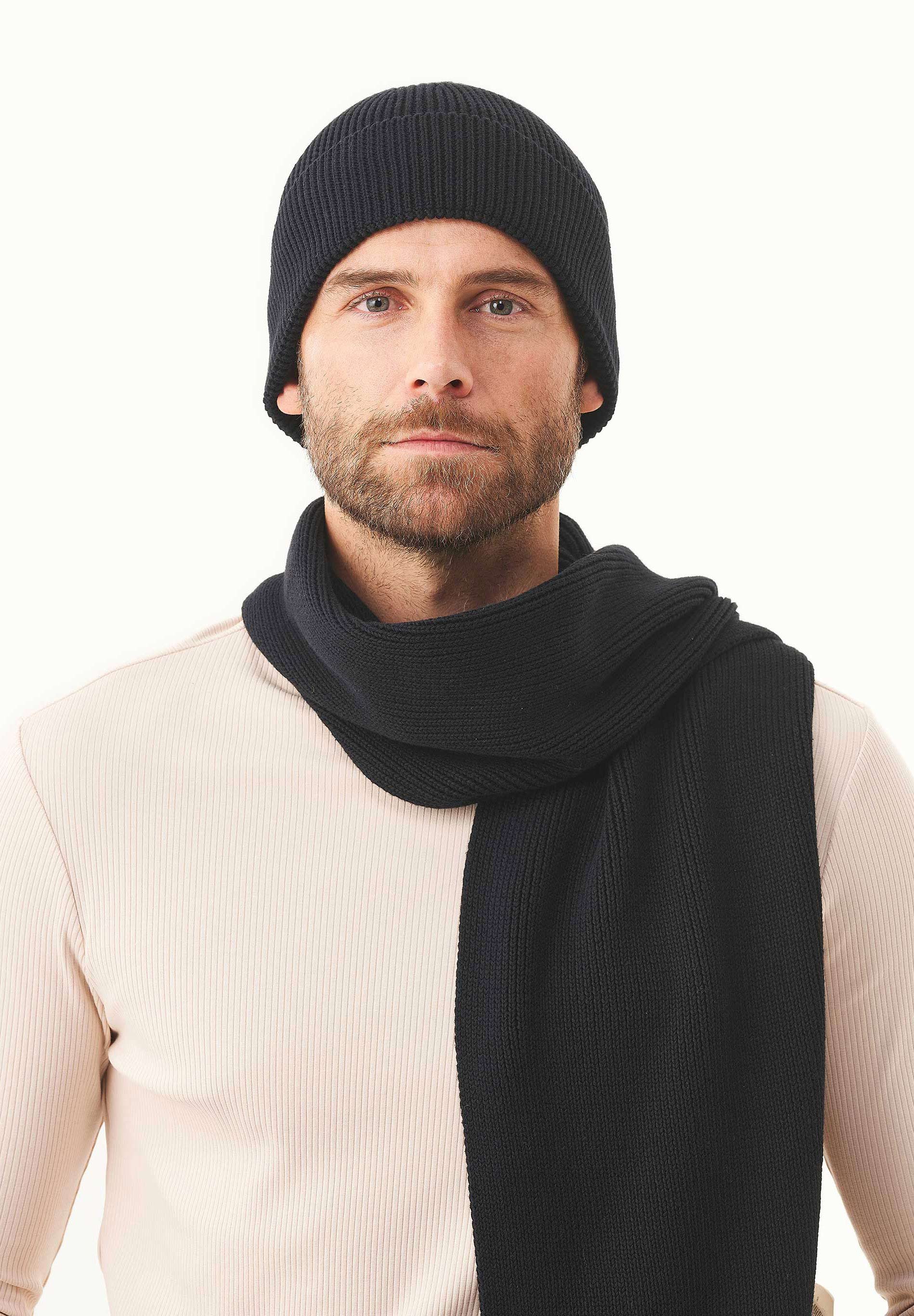 Unisex Strick-Beanie aus Bio-Baumwolle