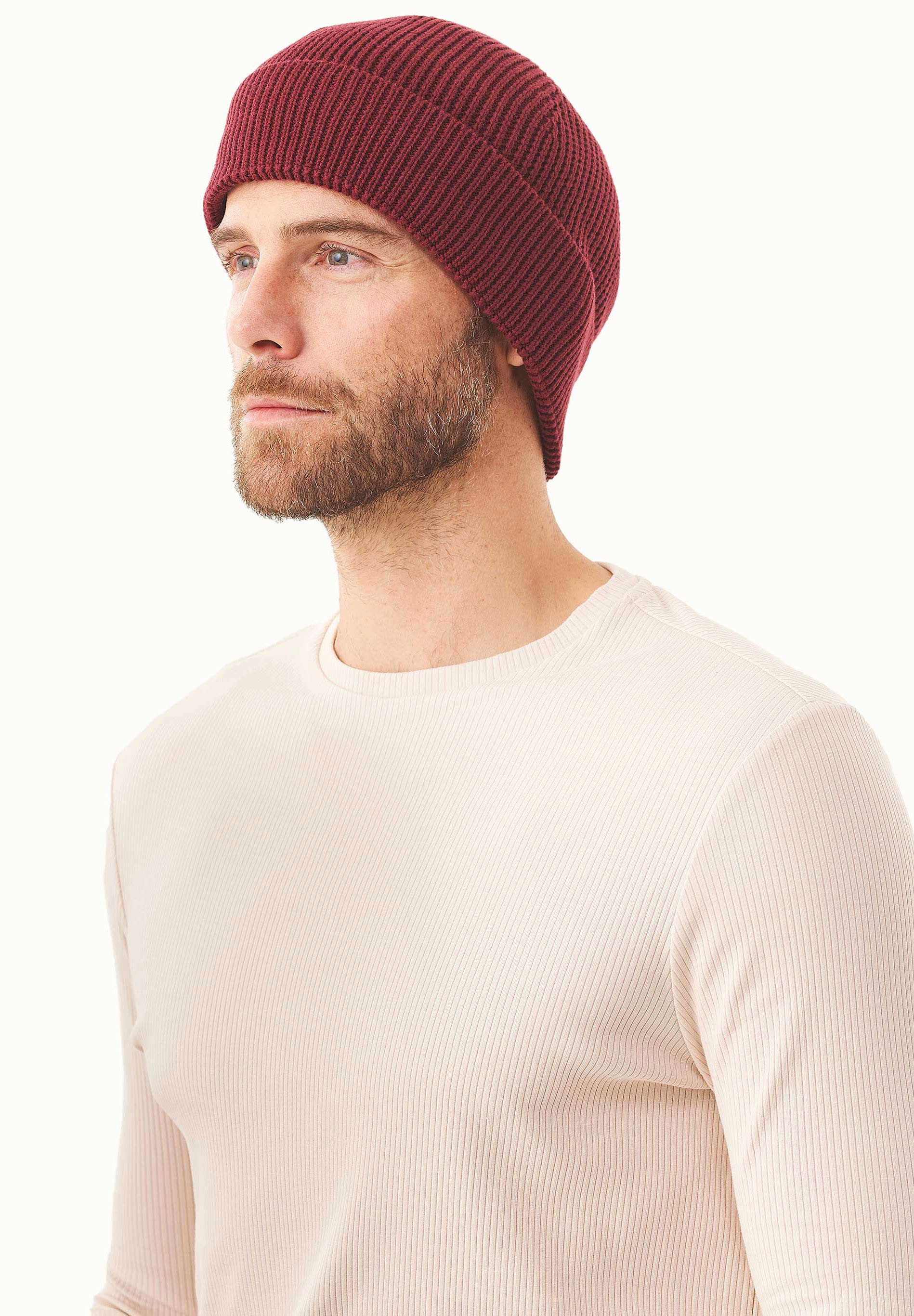 Unisex Strick-Beanie aus Bio-Baumwolle