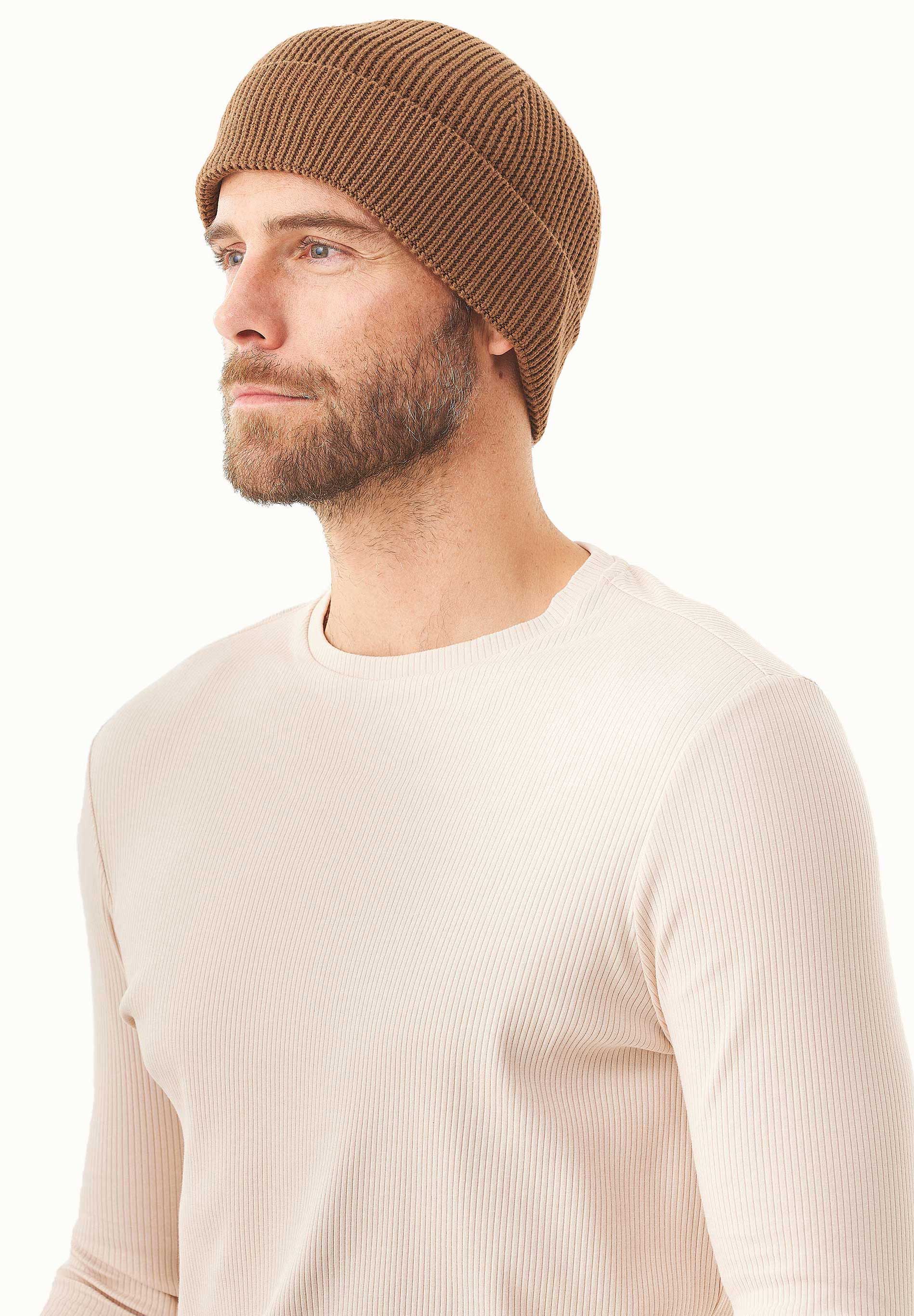 Unisex Strick-Beanie aus Bio-Baumwolle