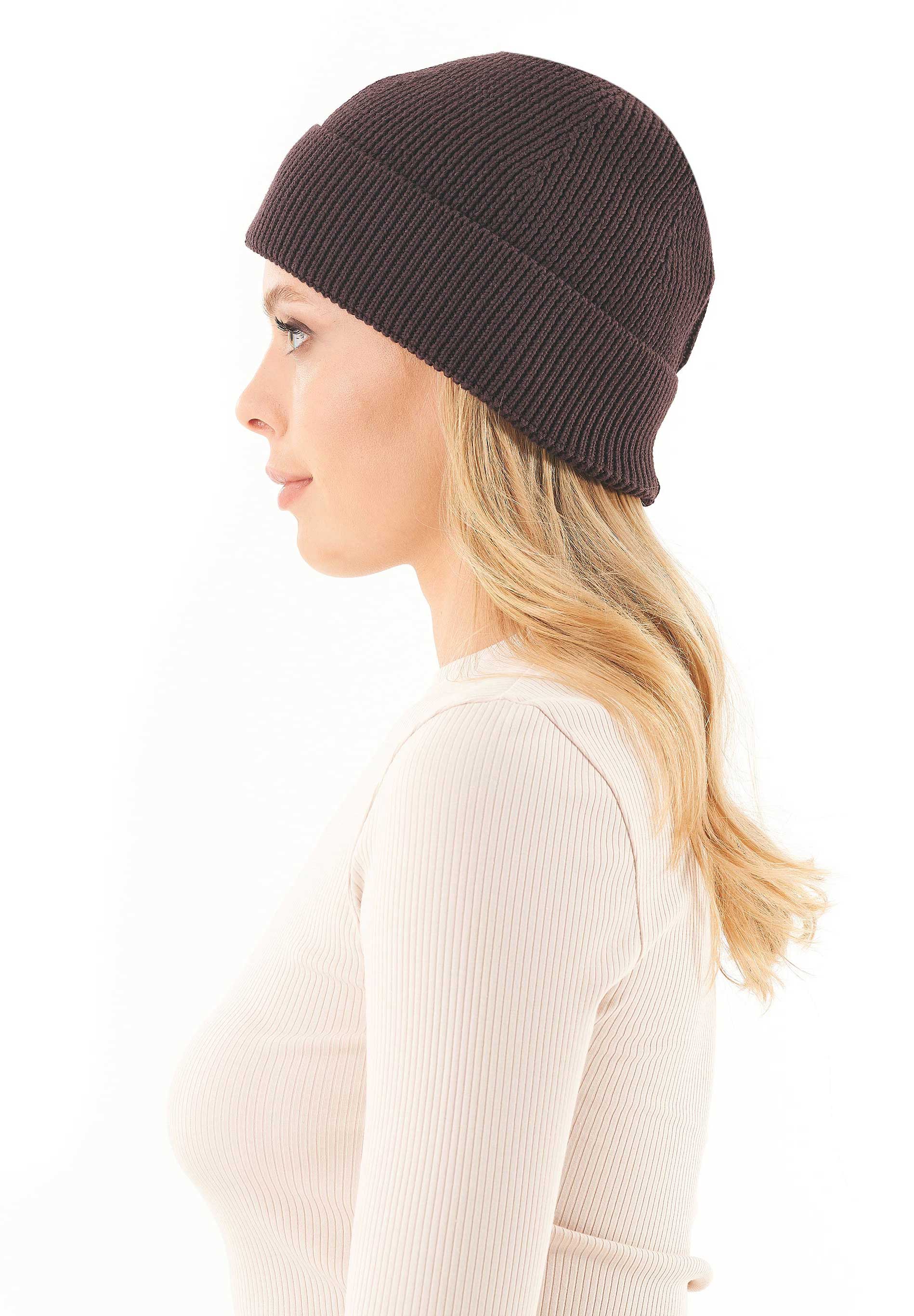 Unisex Strick-Beanie aus Bio-Baumwolle