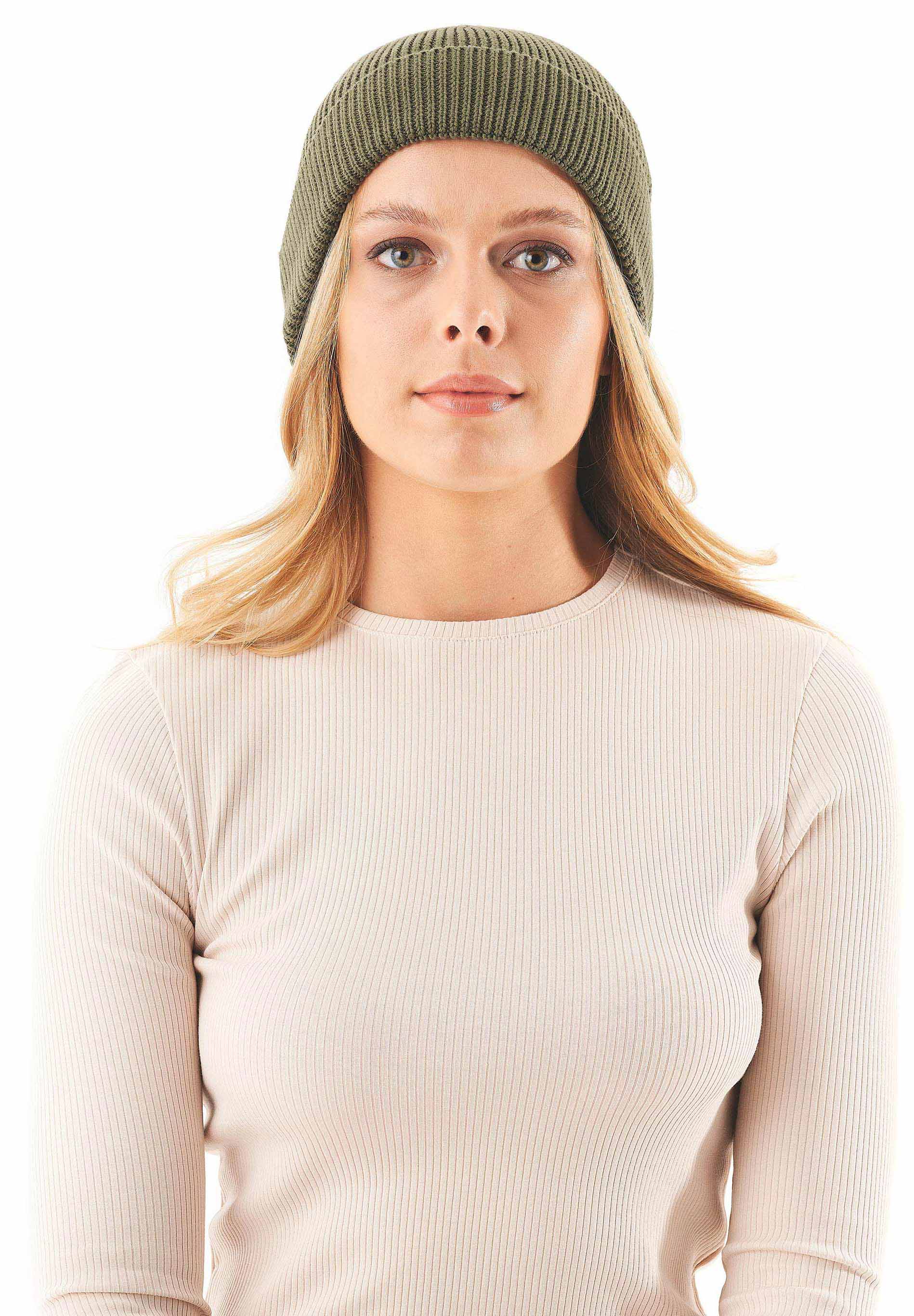 Unisex Strick-Beanie aus Bio-Baumwolle