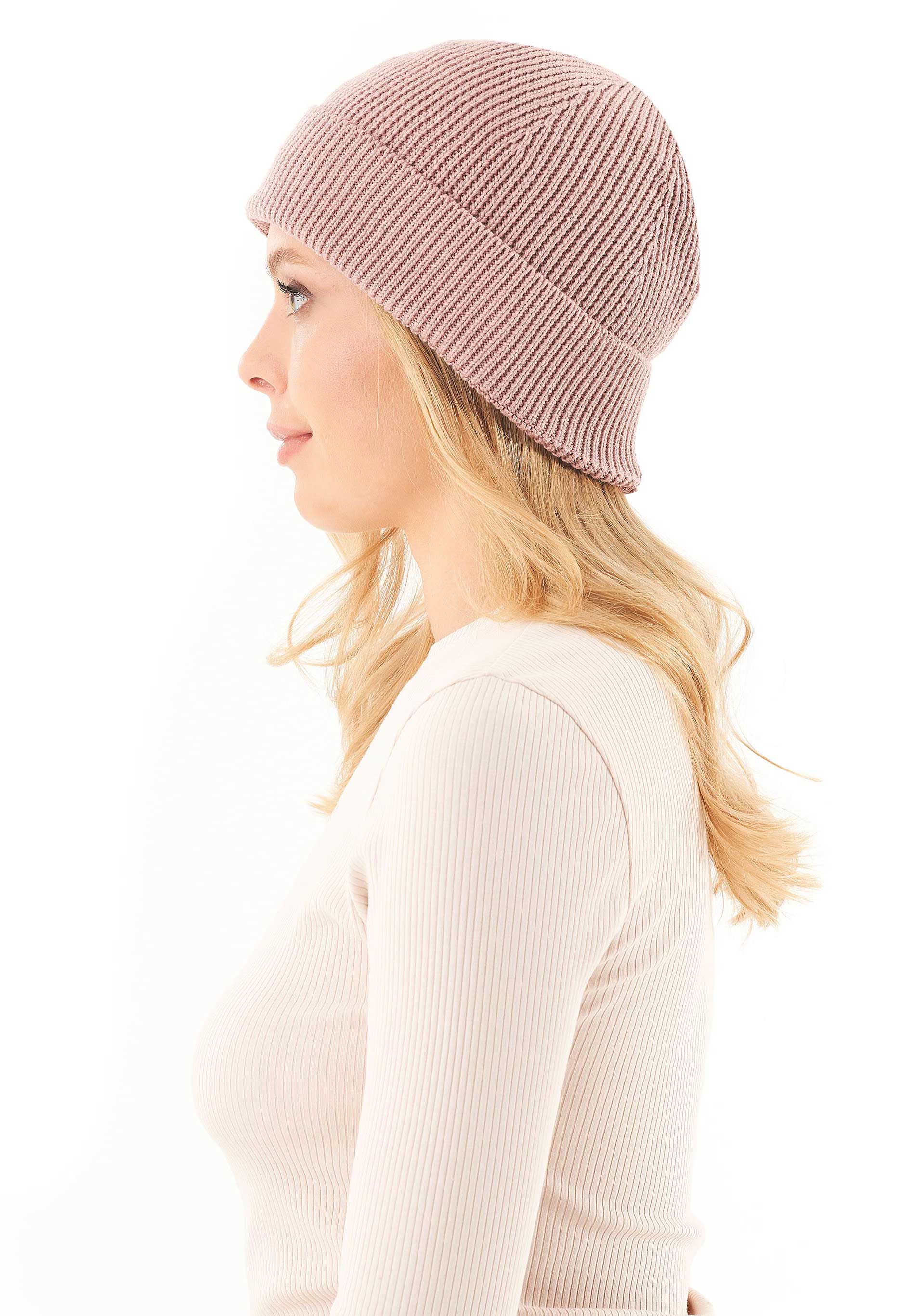 Unisex Strick-Beanie aus Bio-Baumwolle