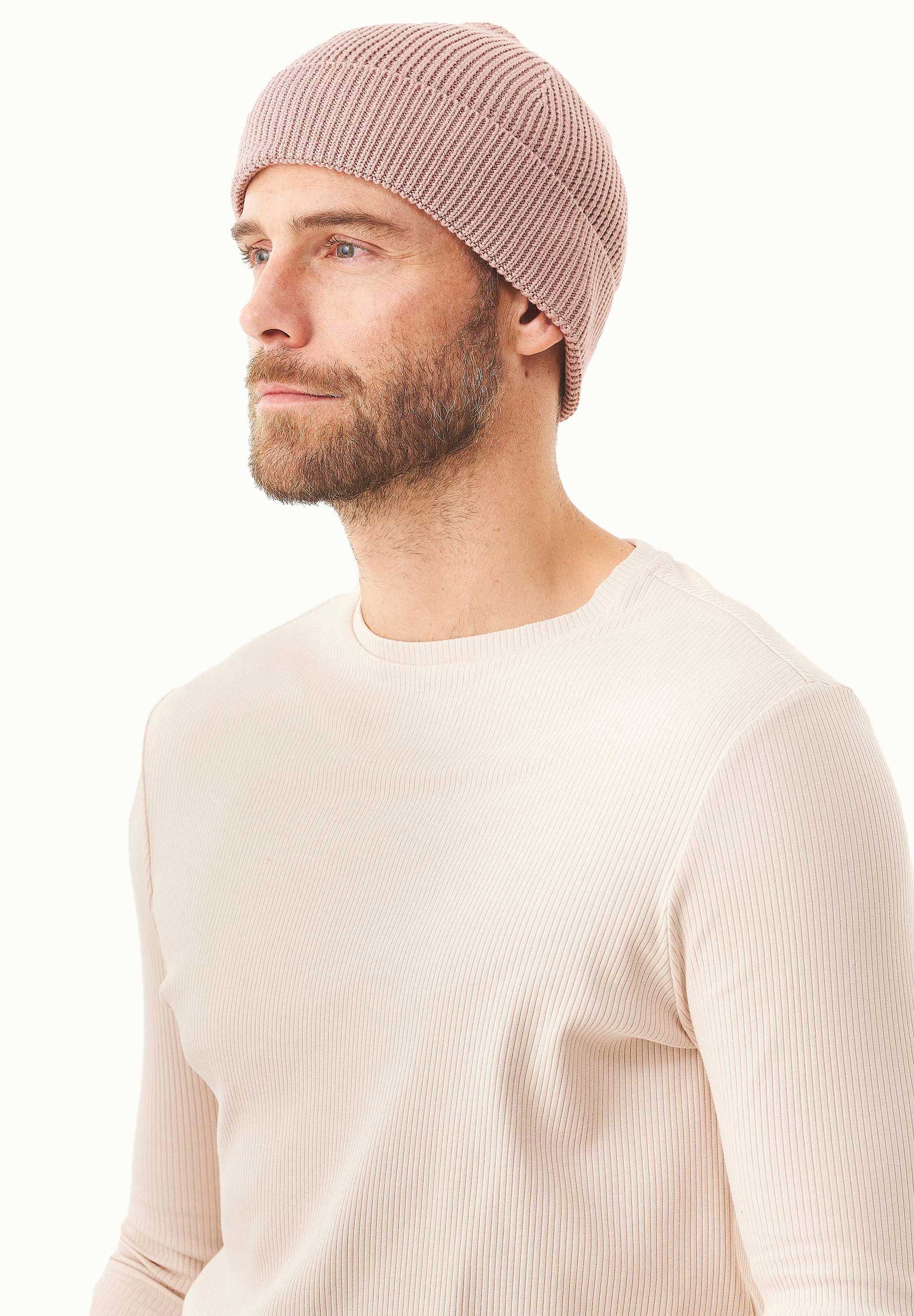 Unisex Strick-Beanie aus Bio-Baumwolle