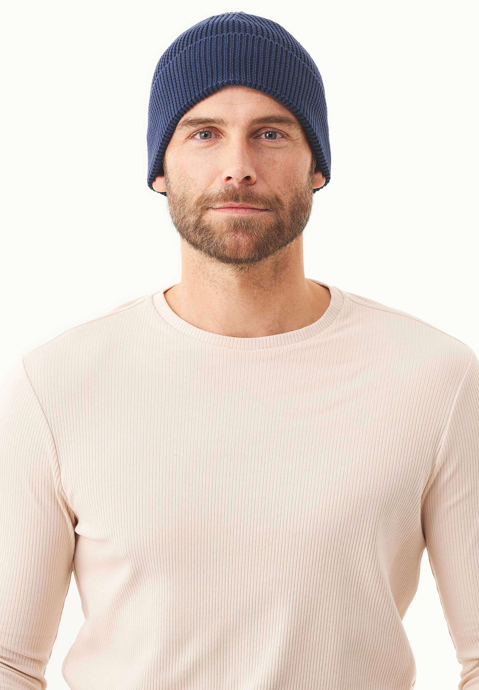 Unisex Strick-Beanie aus Bio-Baumwolle