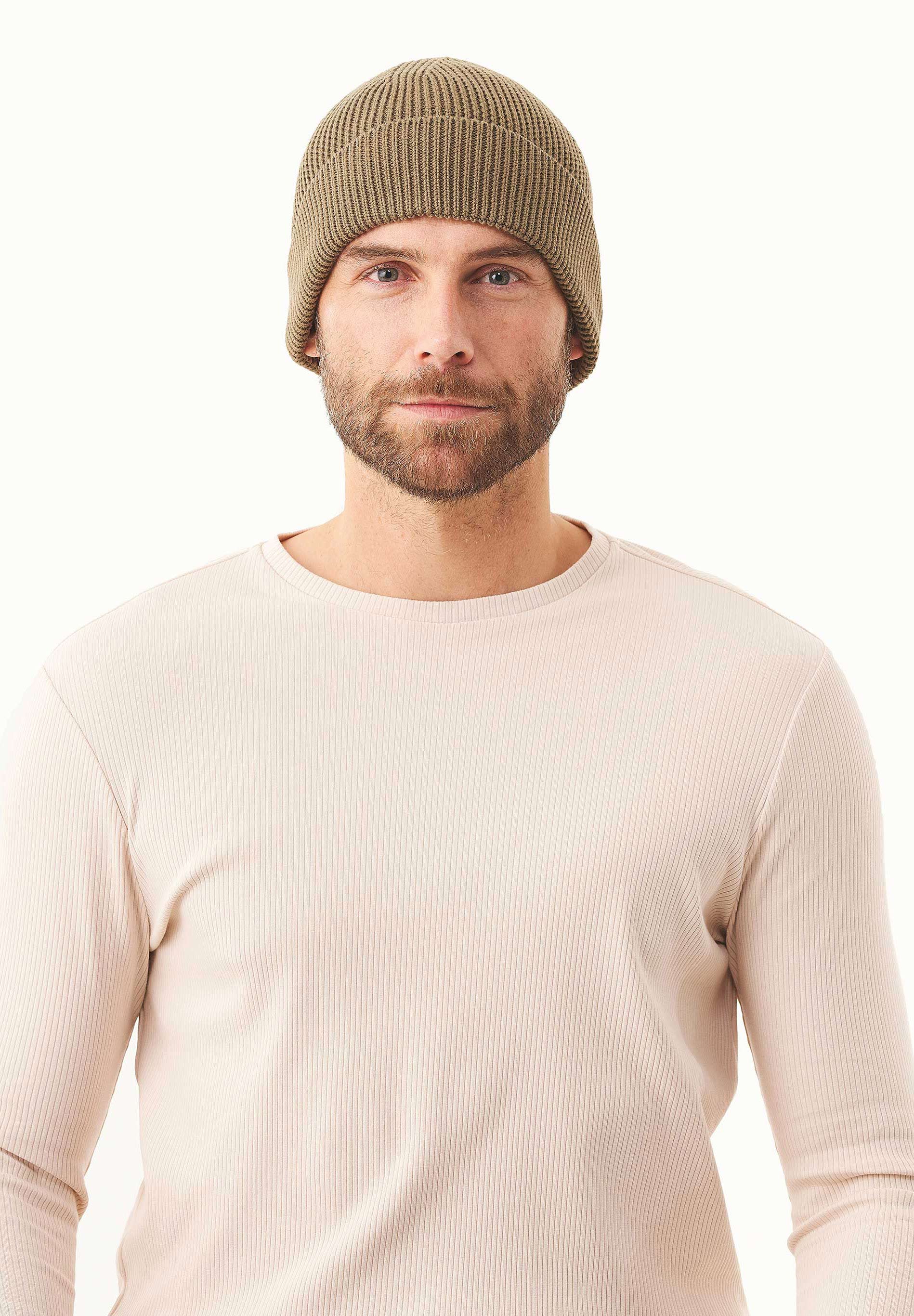 Unisex Strick-Beanie aus Bio-Baumwolle