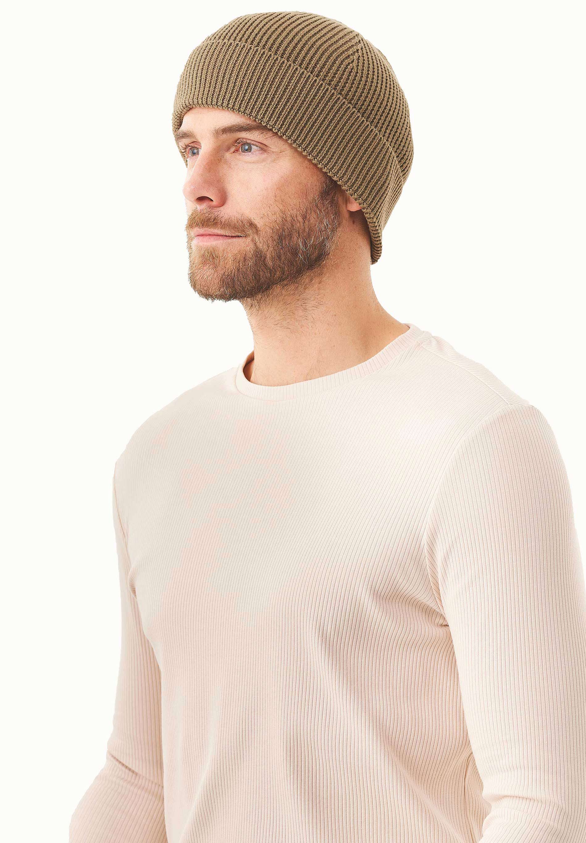 Unisex Strick-Beanie aus Bio-Baumwolle