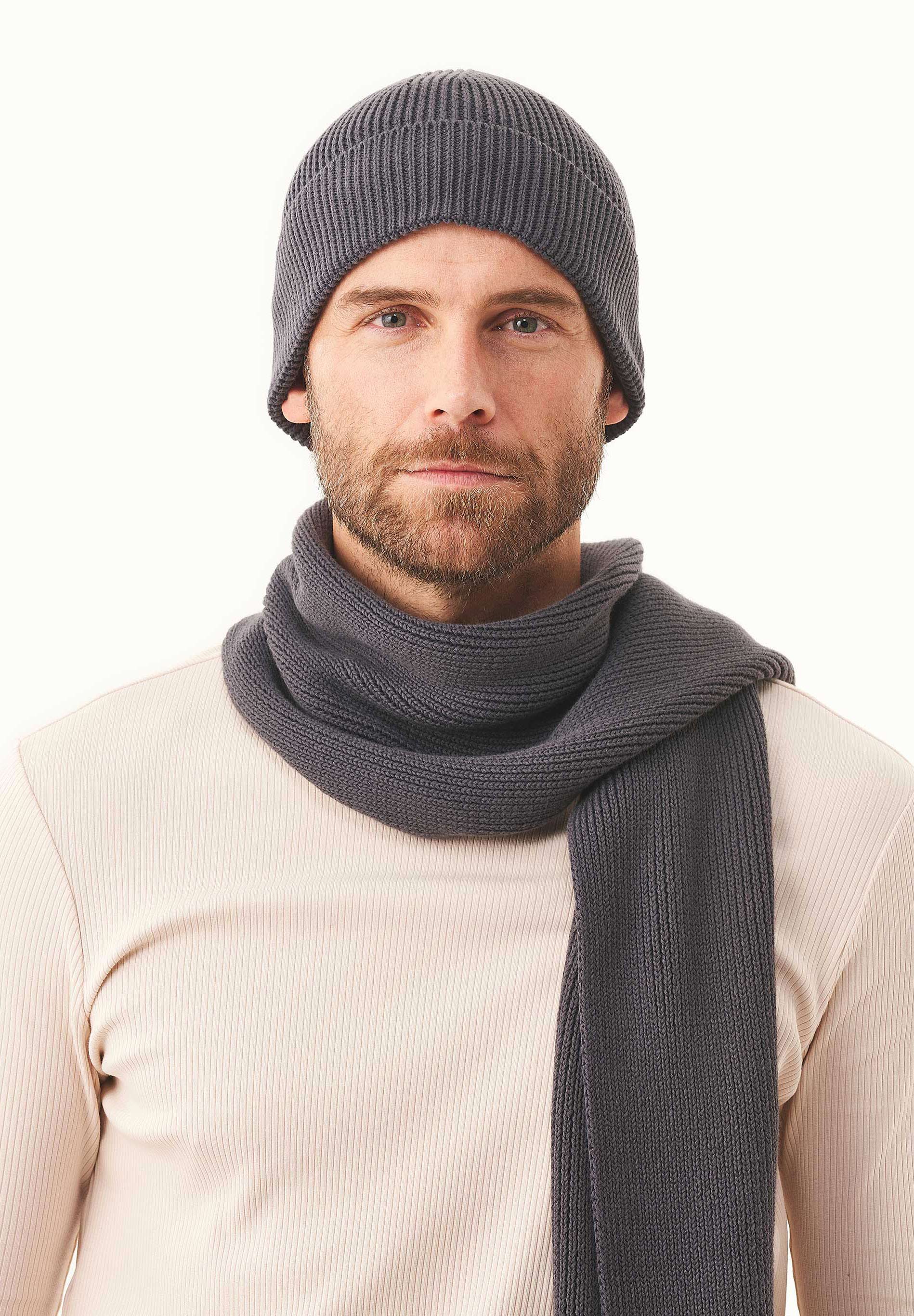 Unisex Strickschal aus Bio-Baumwolle