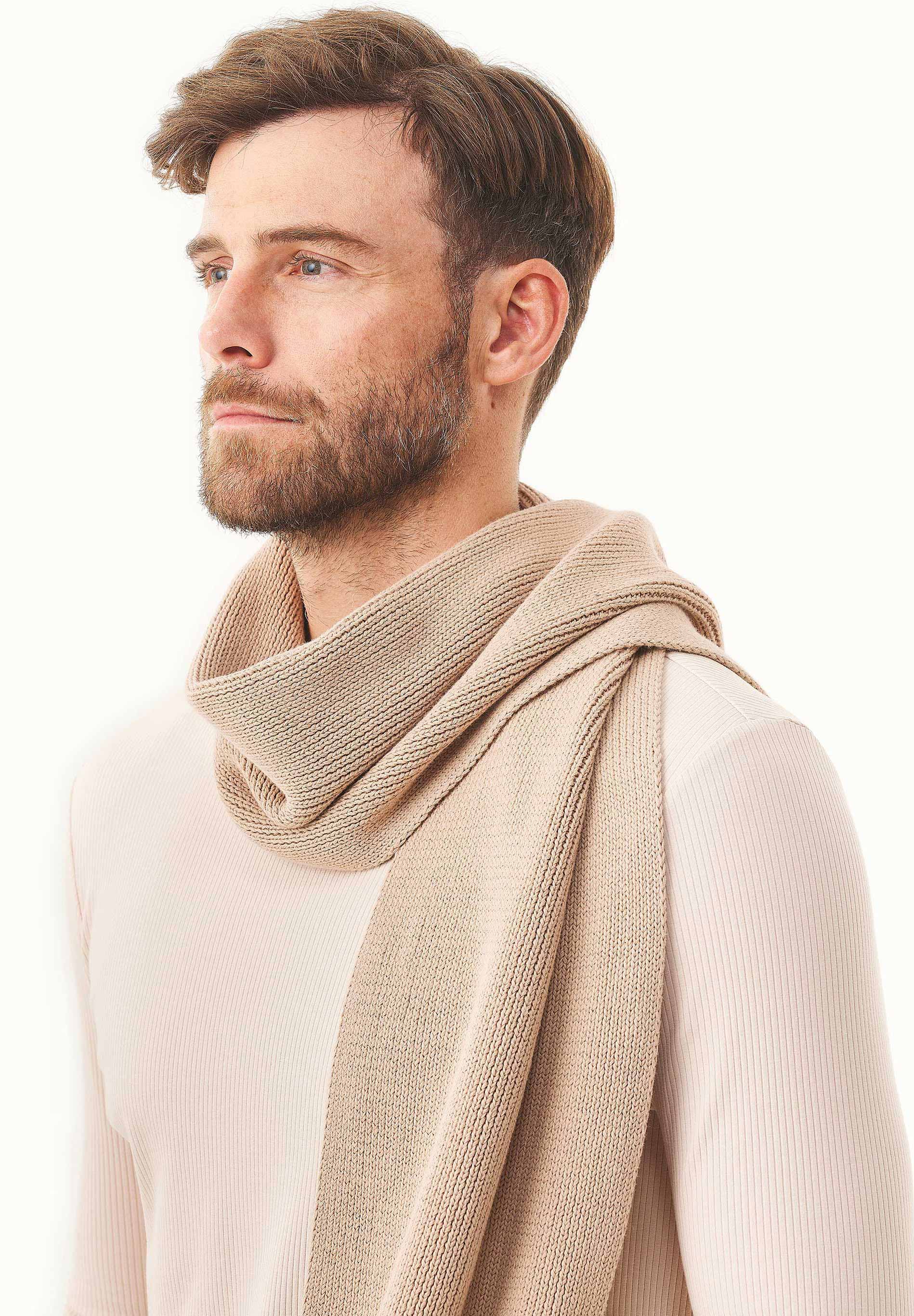 Unisex Strickschal aus Bio-Baumwolle