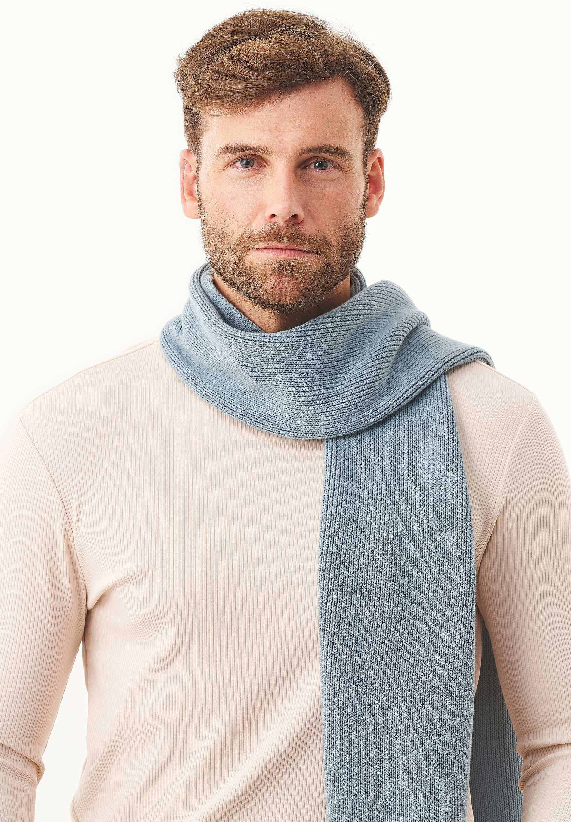 Unisex Strickschal aus Bio-Baumwolle