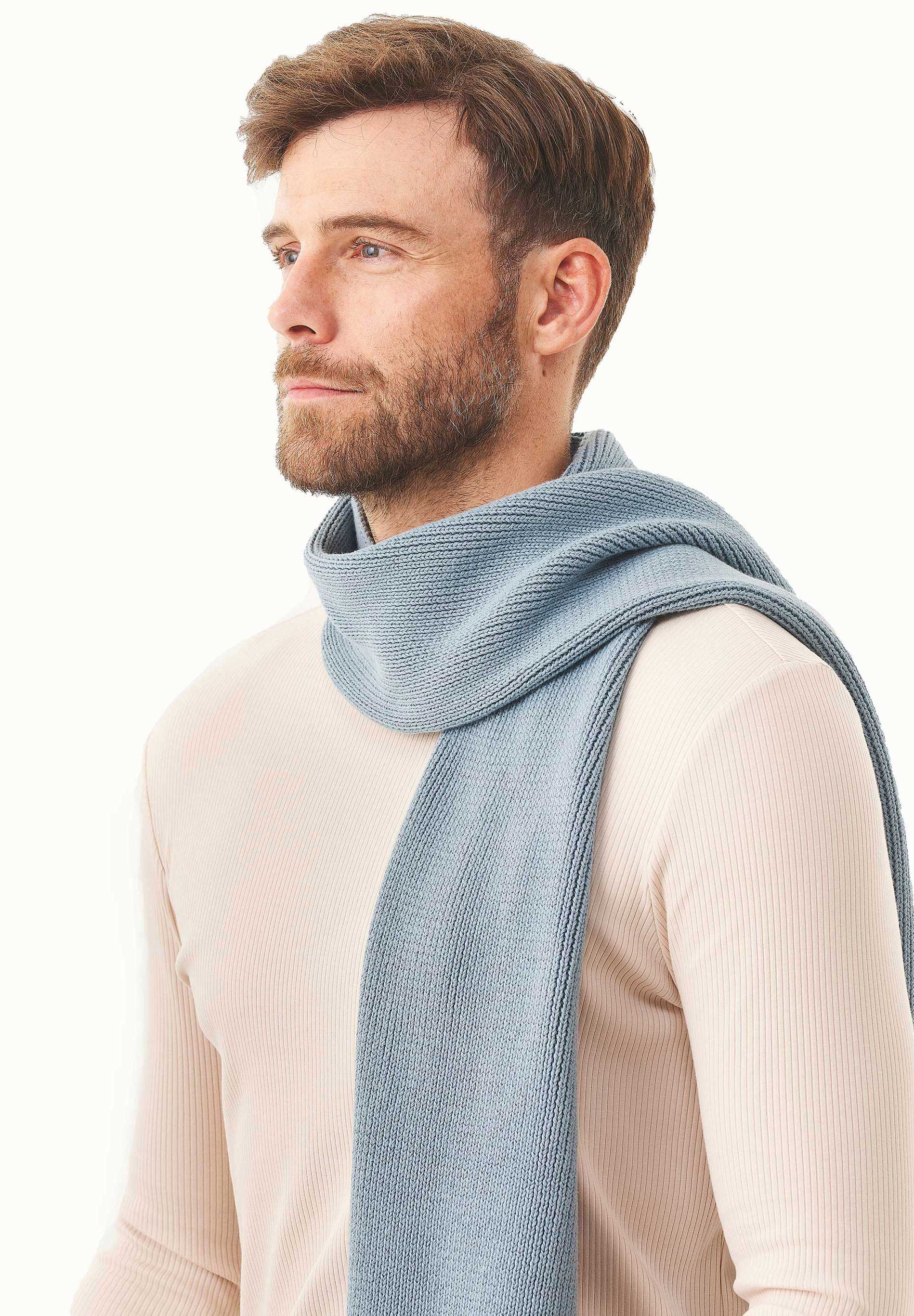 Unisex Strickschal aus Bio-Baumwolle