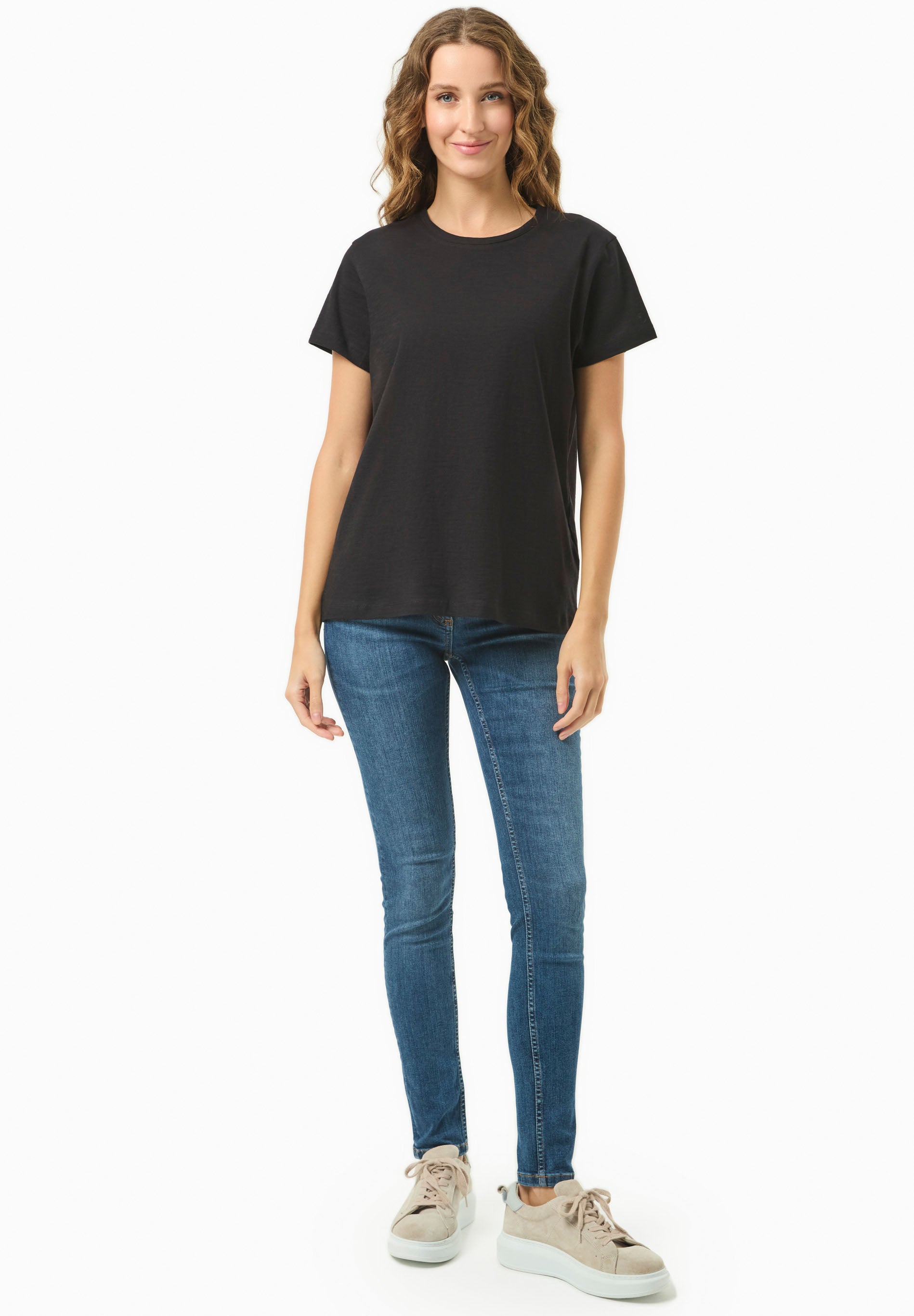 Basic T-Shirt aus Bio-Baumwolle