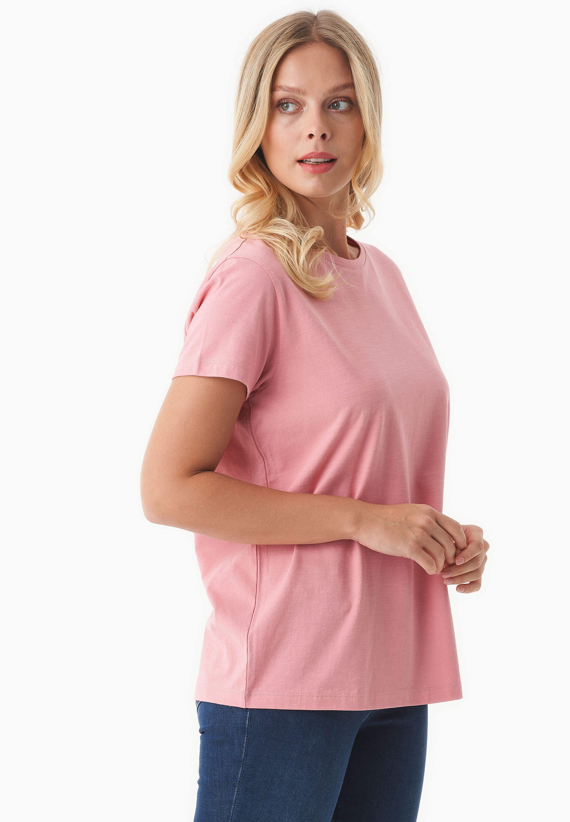 Basic T-Shirt aus Bio-Baumwolle